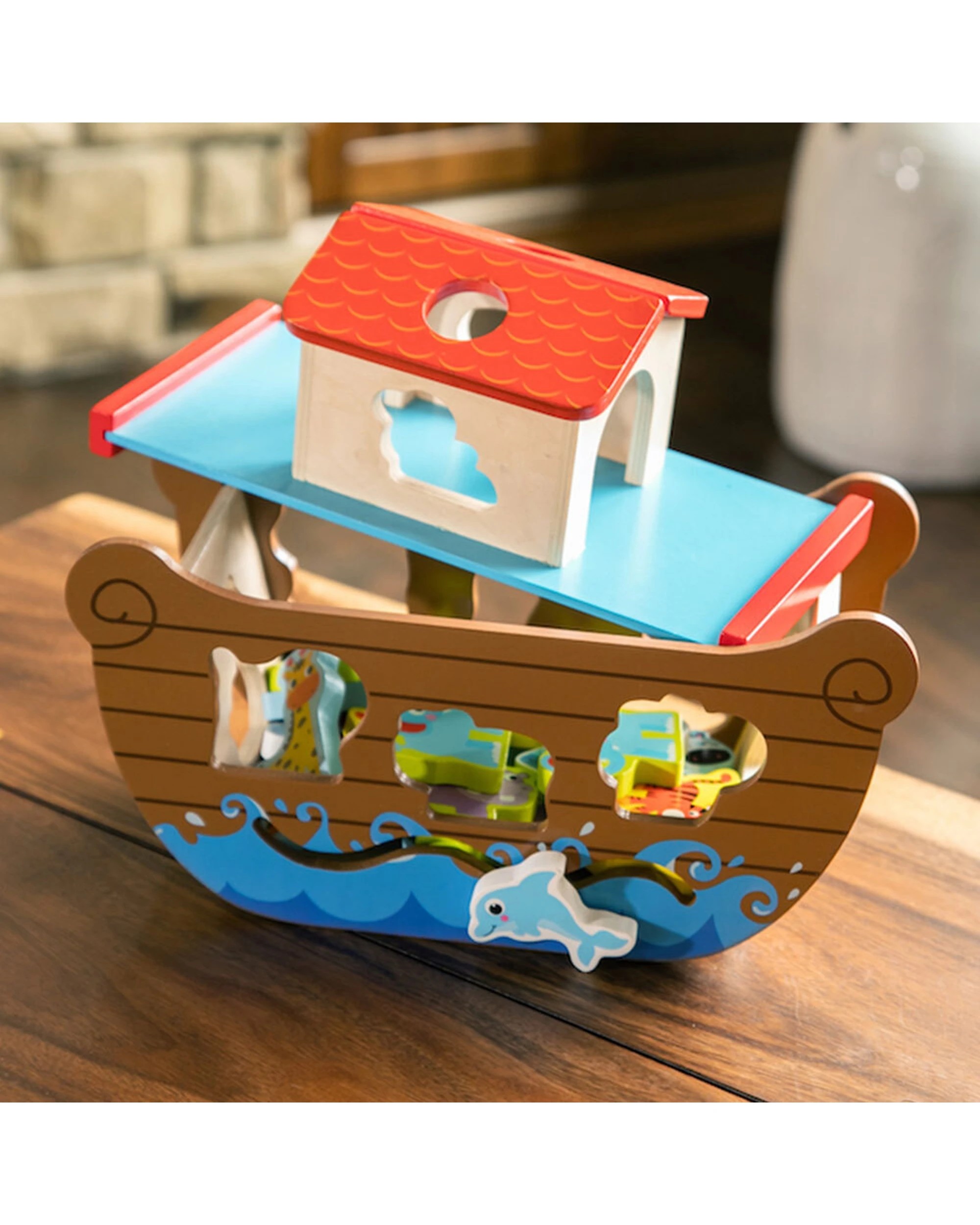 2 Fat Brain Toy Co. Noahs Ark Educational Imaginative Sort And Play Set - Multi, 2 of 3