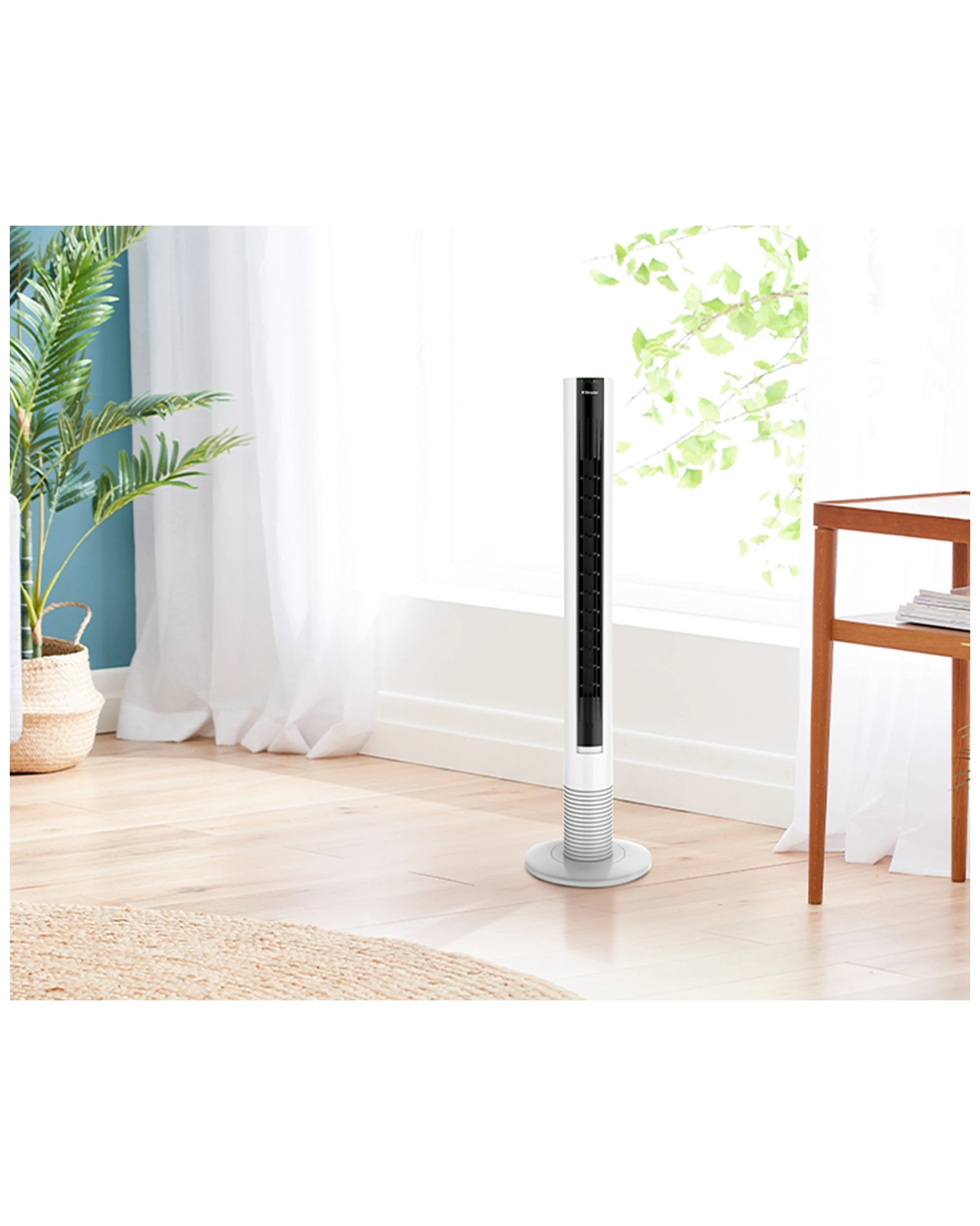 3 Dimplex 25w Electric 15 Speed Home/bedroom Tower Cooling Fan 26x96cm - White, 3 of 4