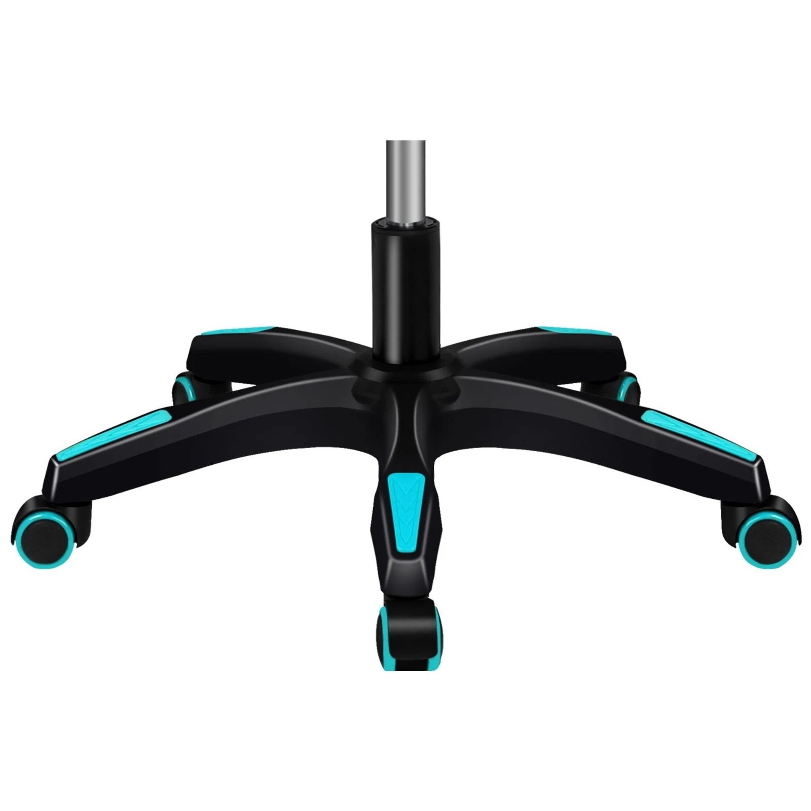 9 Alfordson Gaming Office Chair Massage Racing Computer Seat Footrest Leather - Cyan, 9 of 10