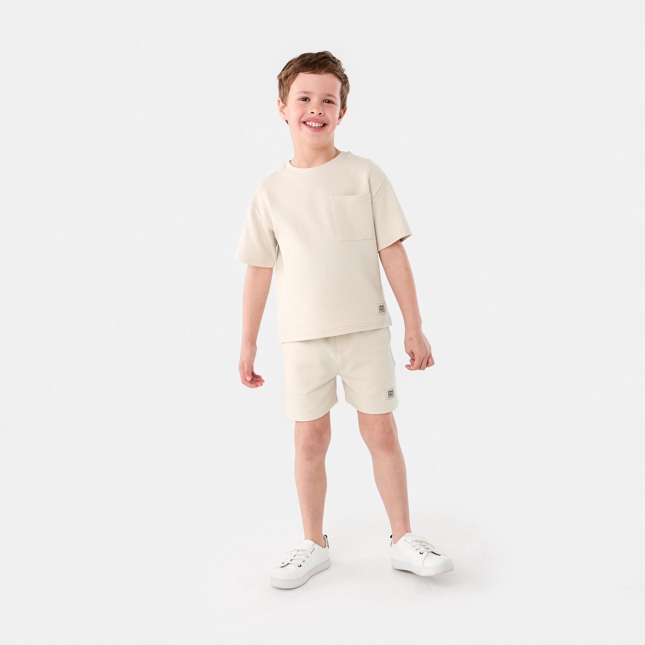 6 Ottoman Shorts NATURAL ECRU, 6 of 7