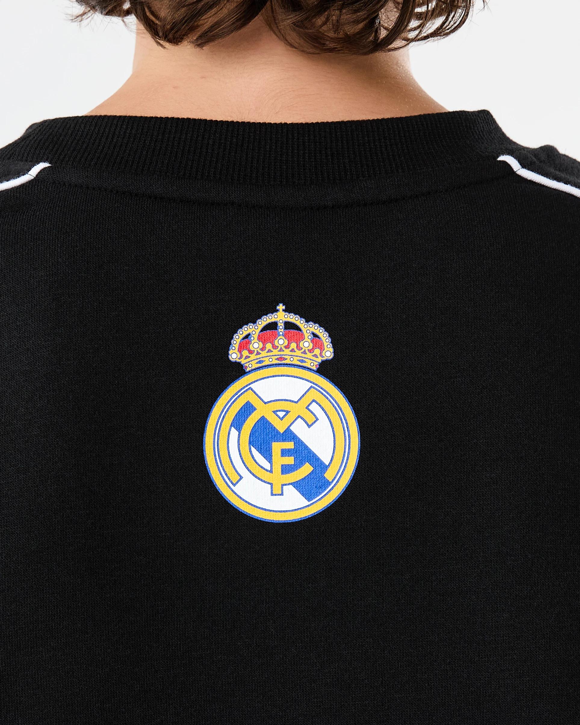 6 Real Madrid Youth Crew Neck Sweatshirt Black, 6 of 9