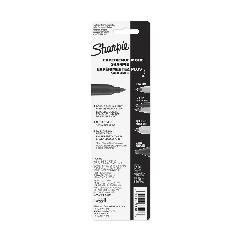 5 Sharpie Super Permanent Marker Black, 5 of 5