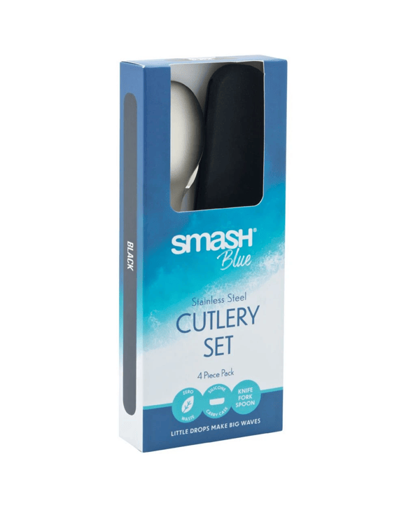 Smash Blue Stainless Steel Cutlery Set