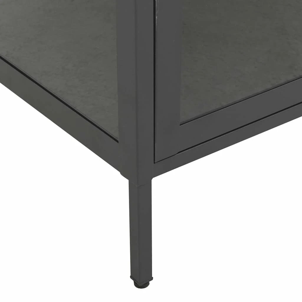 8 Vidaxl Display Cabinet - Charcoal, 8 of 10