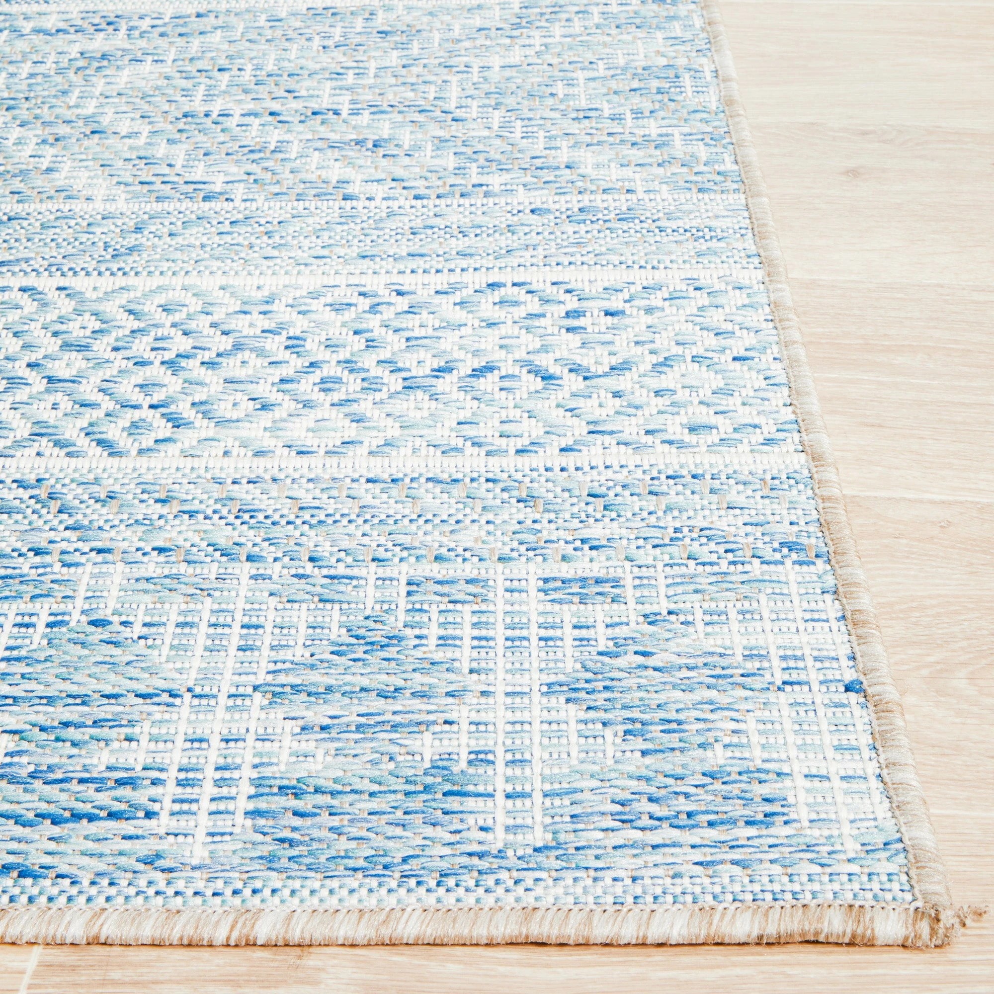 6 Common Ground Rugs Portico 5505 290x200cm - Large Outdoor Rug - Blue, 6 of 9
