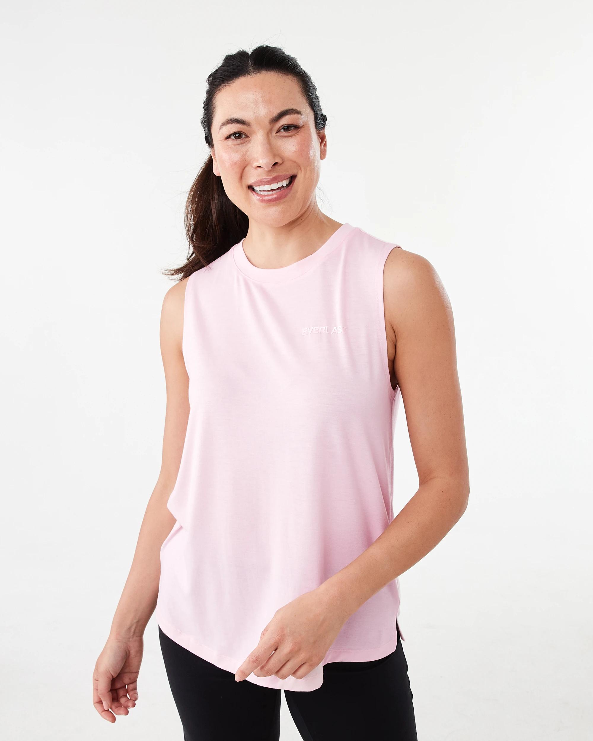 1 Everlast Womens Luxe Muscle Tank Fairy Flos, 1 of 6