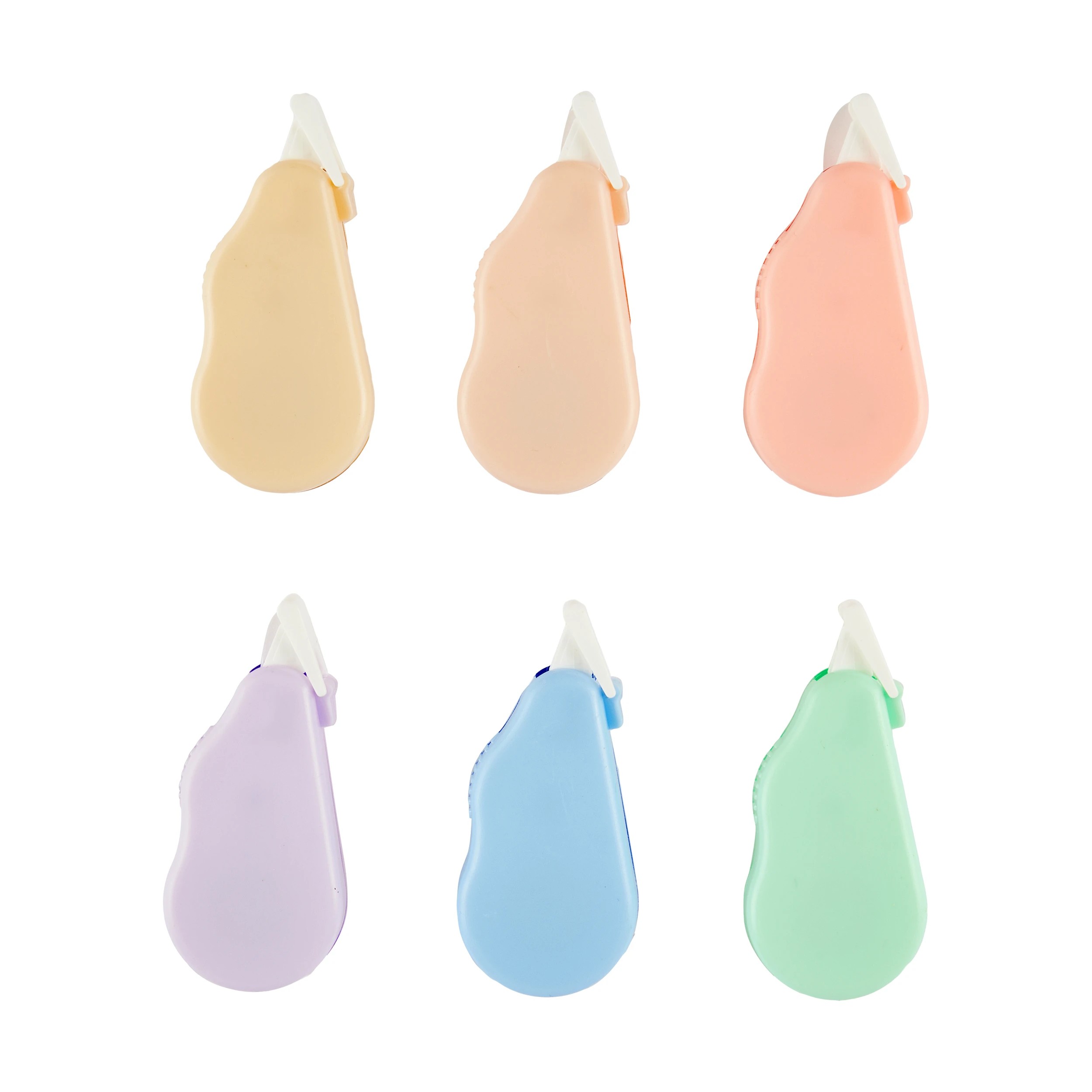 3 6 Pack Coloured Correction Tape, 3 of 6