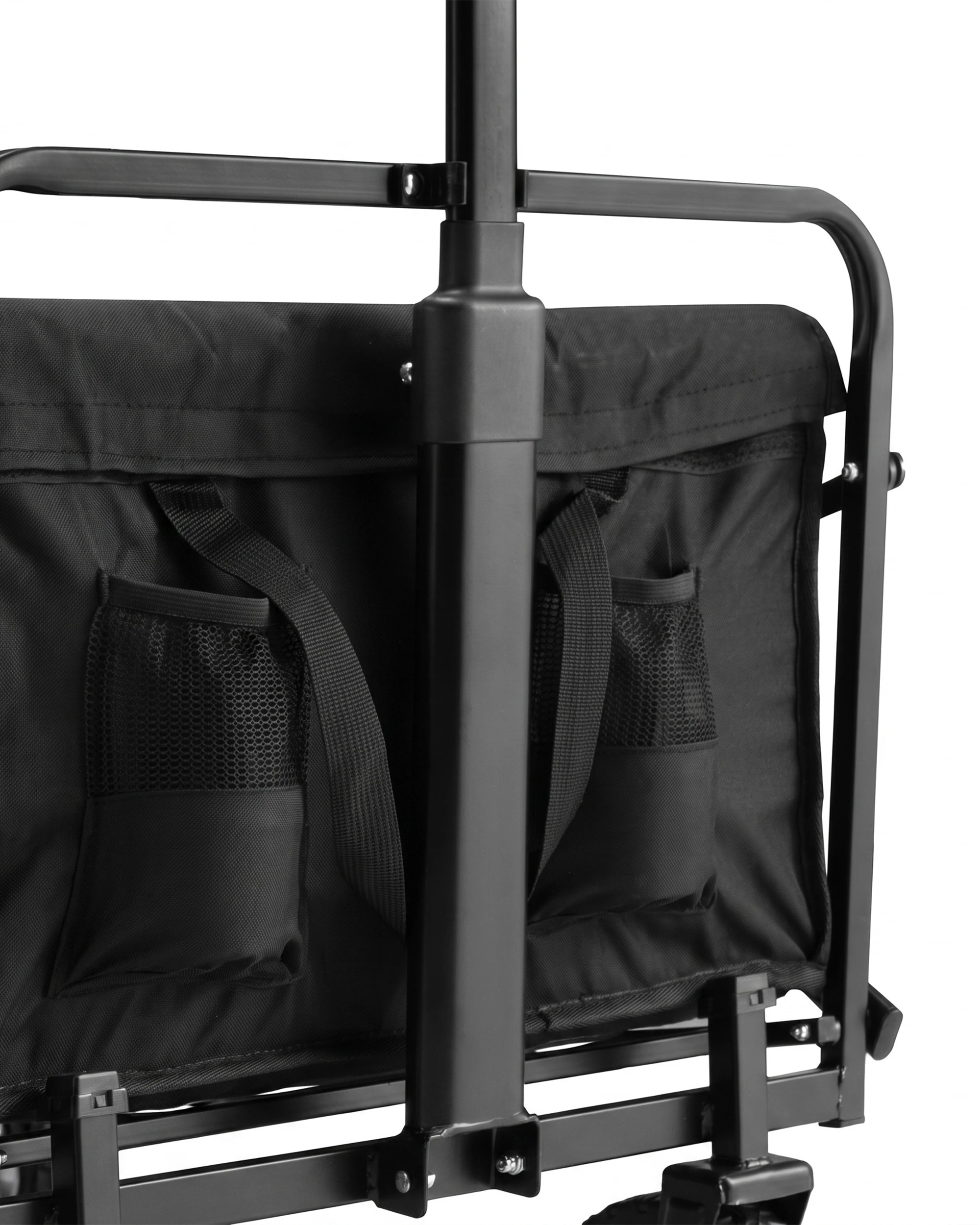 4 San Hima Folding Camping Wagon 120kg Beach Trolley W/ 360° Wheels Garden Cart, 4 of 9