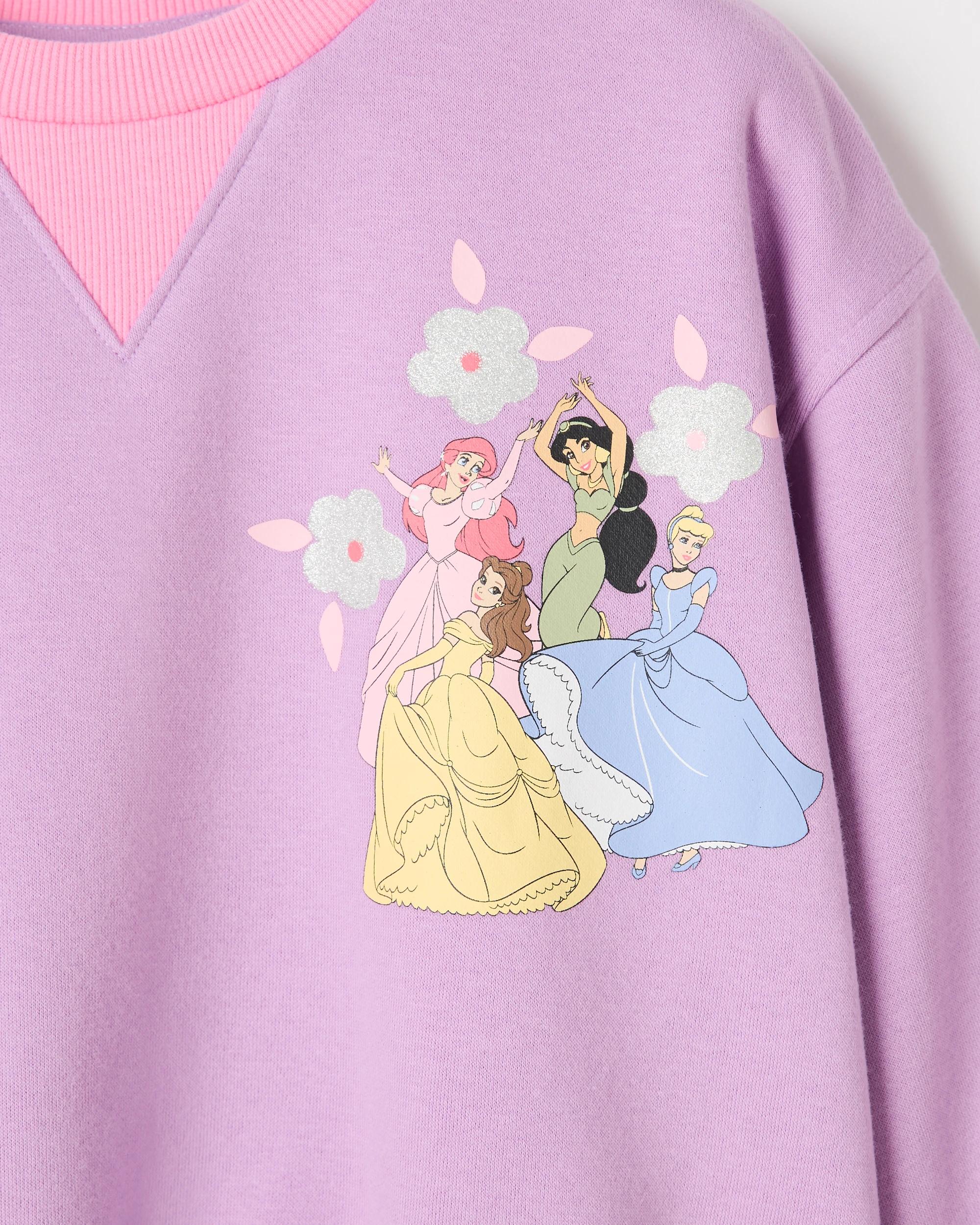 2 Disney Princess Australian Cotton Blend Jumper and Bike Shorts Set PRINCESS, 2 of 3