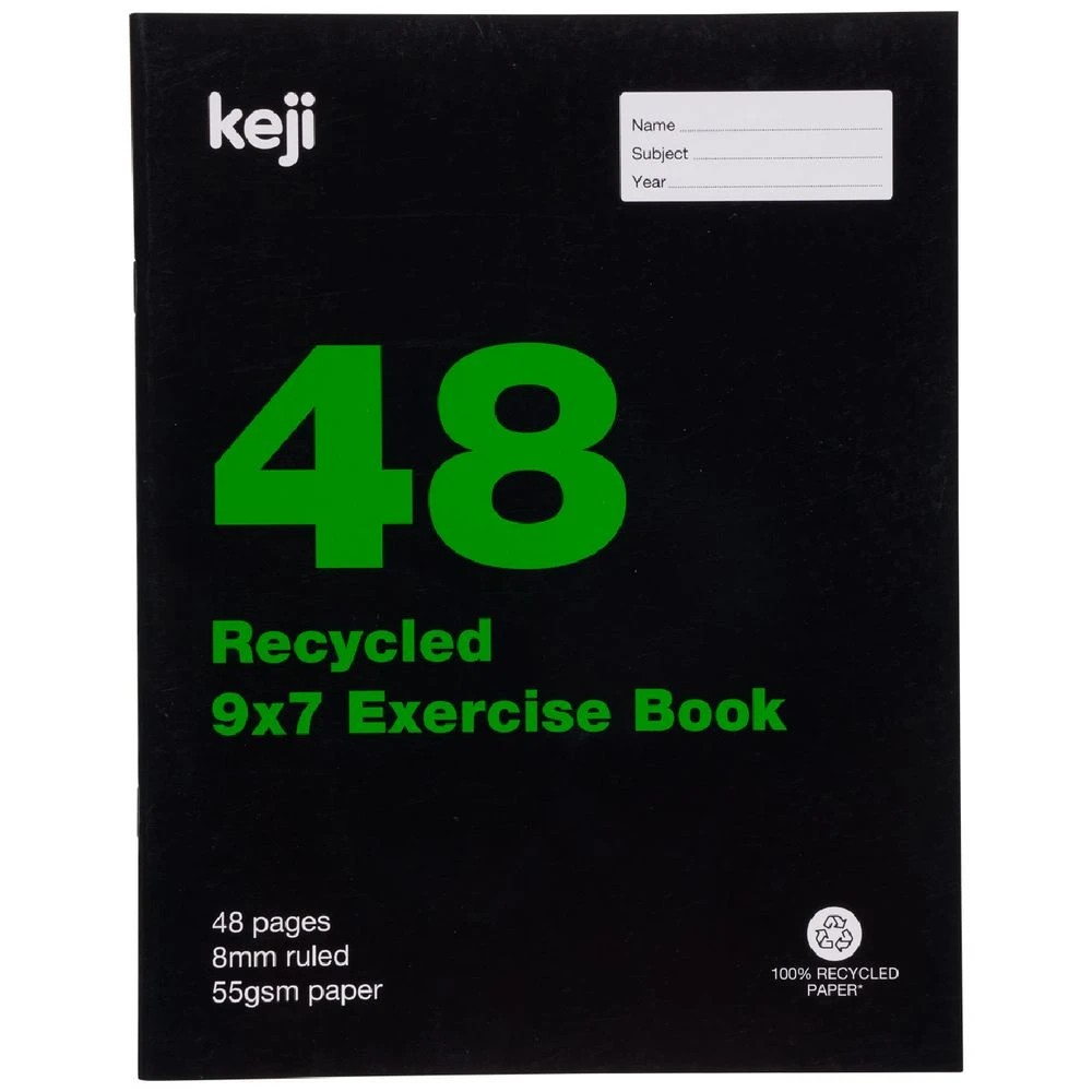 3 Keji 9x7" 55gsm 8mm Ruled Exercise Book 48 Page, 3 of 3