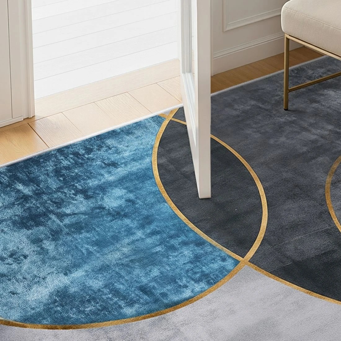 5 Artiss Washable Floor Rug 160X230cm Large Geometric Area Rug Modern Floor Carpet - Multi, 5 of 9