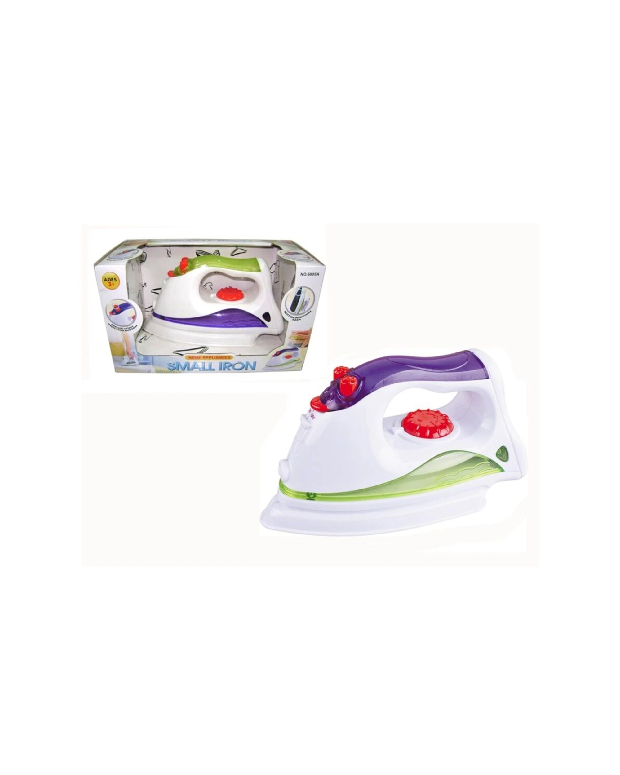 2 All Brands Toys Kids Play Pretend Toy Iron Realistic Design Child Friendly - White, 2 of 2