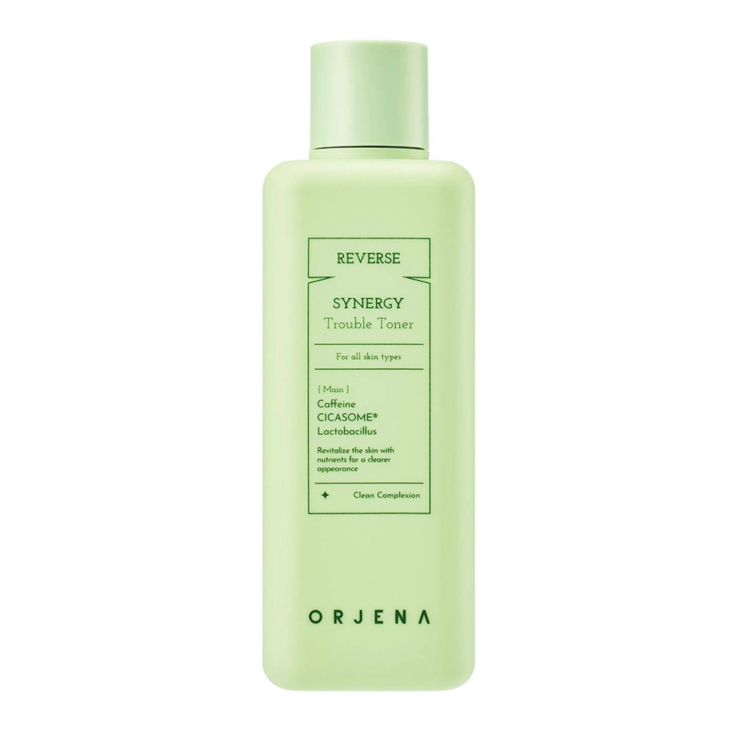 1 Orjena Reverse Synergy Trouble Toner 150ml - Caffeine, Cicasome and Lactobacillus, 1 of 3