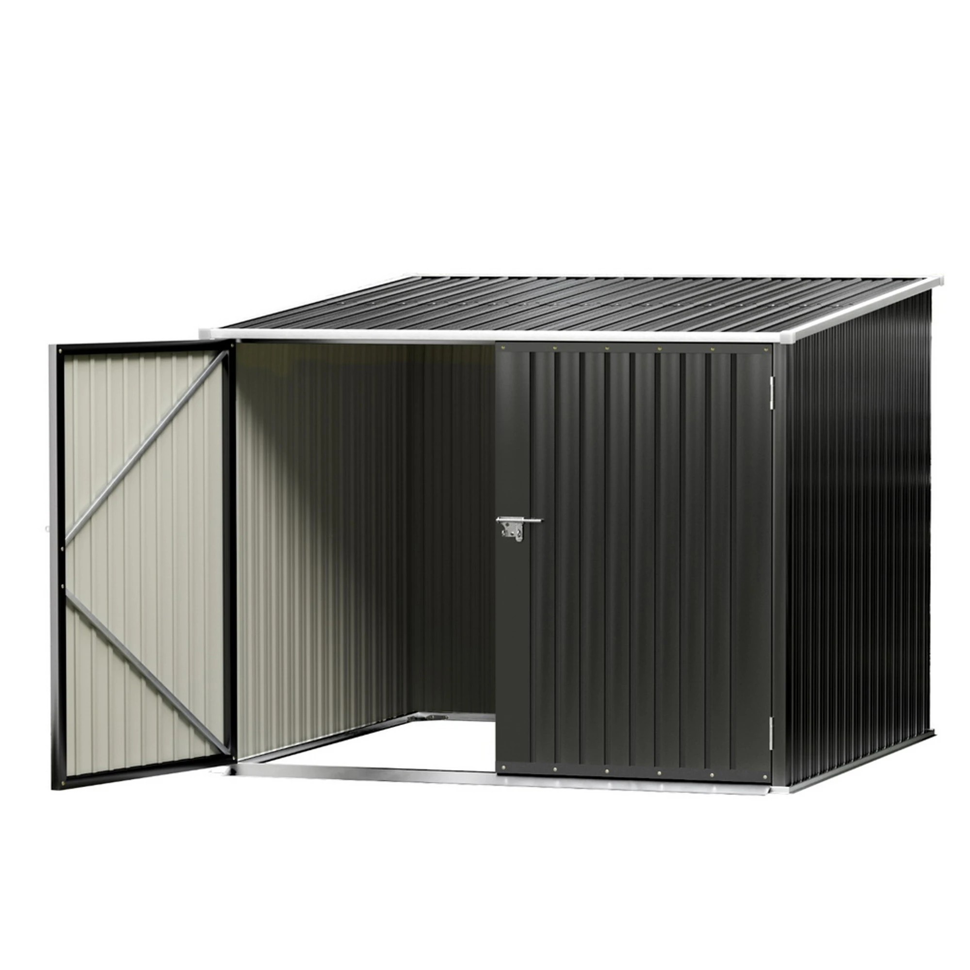 1 Giantz Garden Shed Sheds Outdoor Storage Tool Workshop House Shelter - Black, 1 of 7