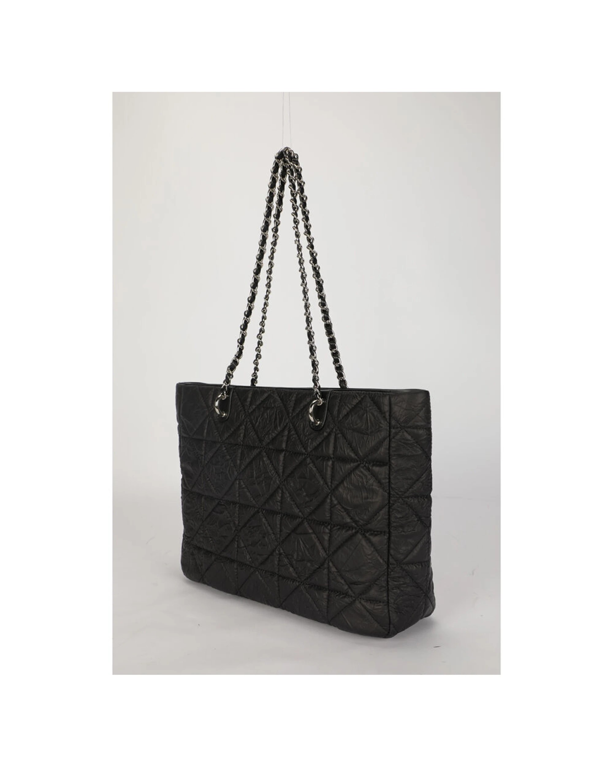 5 Disney Mickey Large Quilted Tote Handbag Durable - Black, 5 of 8
