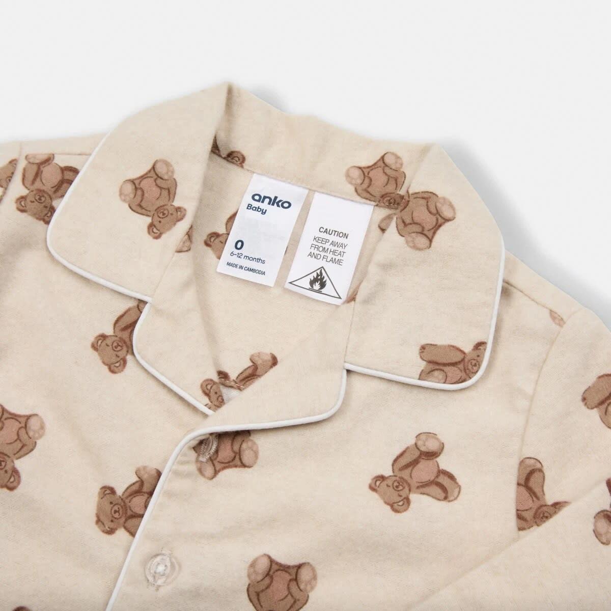 3 Flannelette Pyjama Set Bieg Tdy2, 3 of 5
