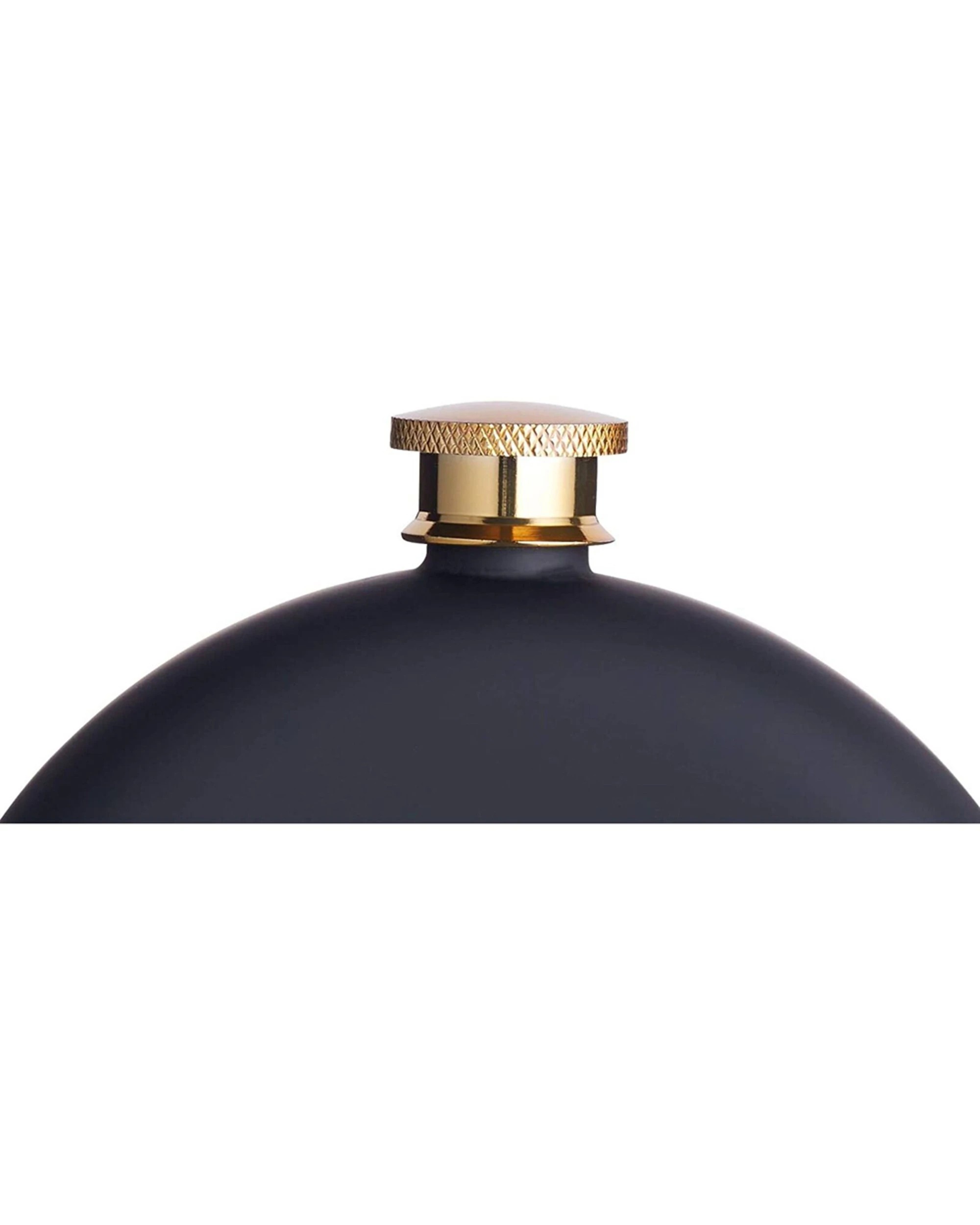 2 BarCraft Soft Touch Hip Flask 280ml Stainless Steel Includes Funnel - Black, 2 of 7