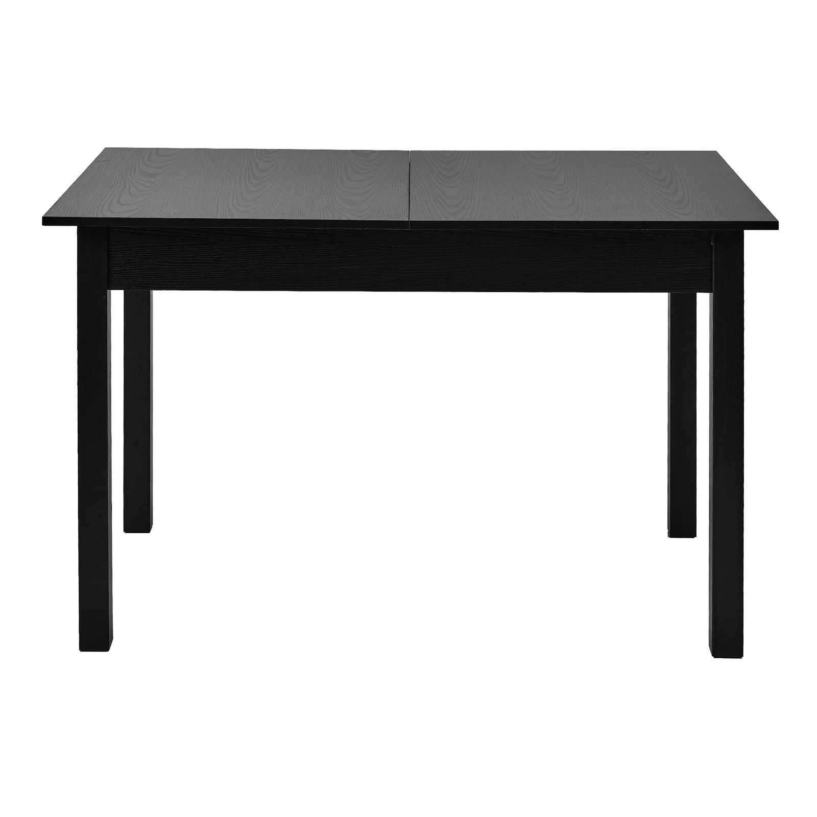 5 Oikiture 160cm Extendable Dining Table Wooden Rectangular Kitchen Table
 - Black, 5 of 7