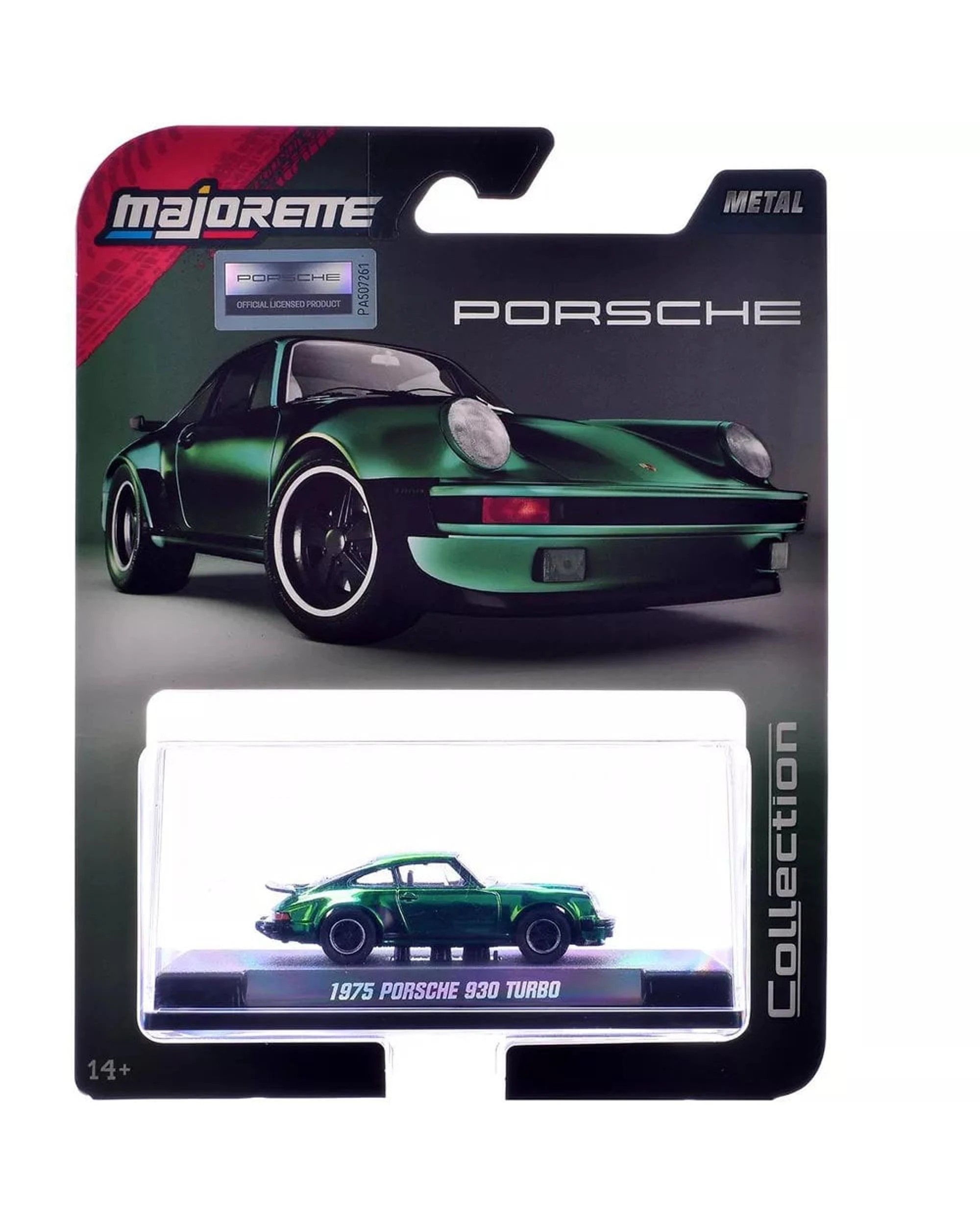 2 Majorette Collection Series 1975 Porsche 930 Turbo Diecast Vehicle - Green, 2 of 5