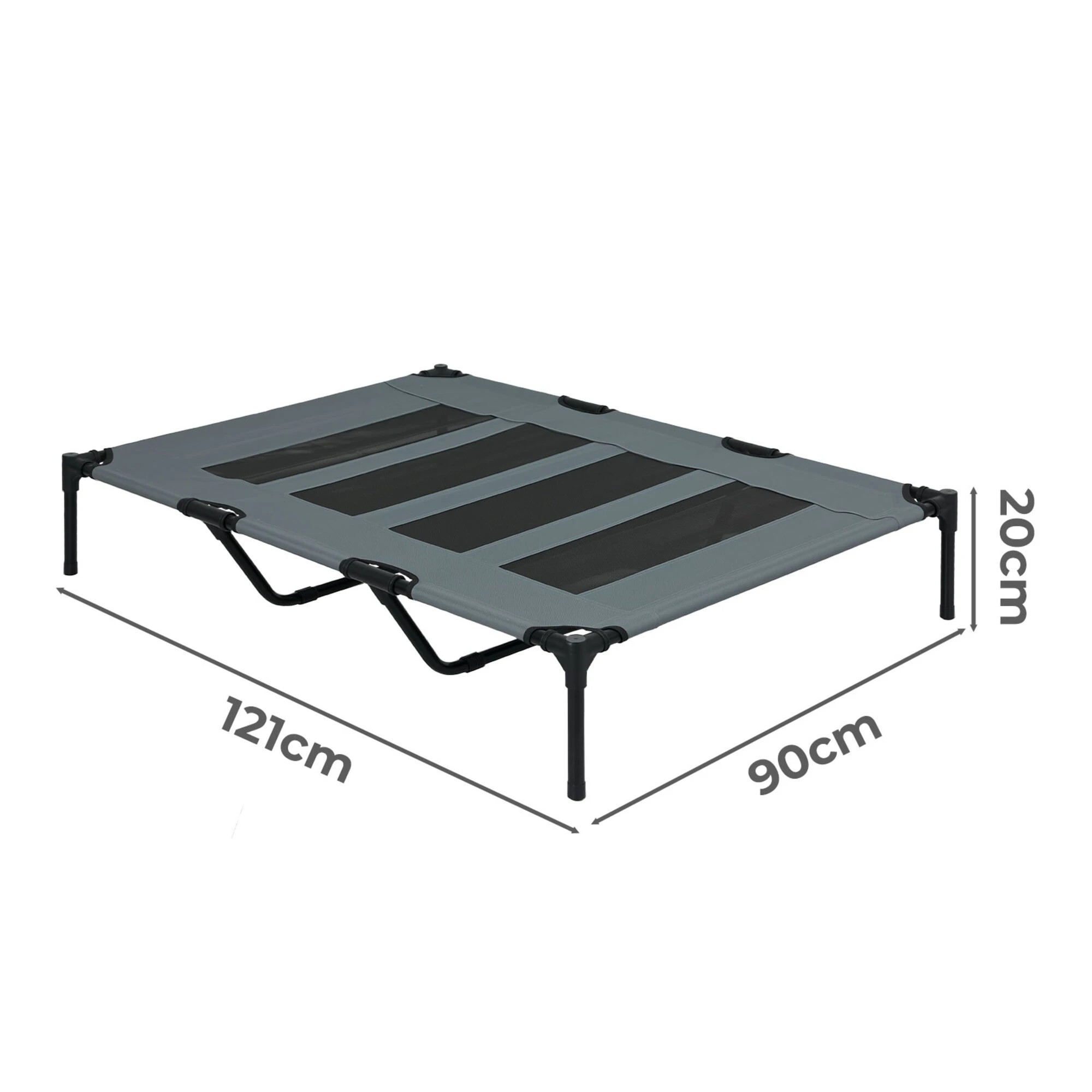 3 Pawz Elevated Pet Bed - Black, 3 of 9