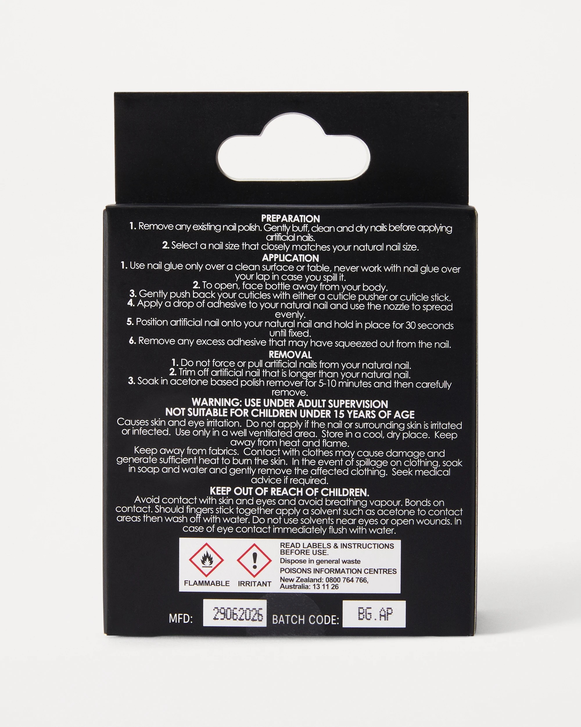 4 OXX Beauty Halloween 24 Pack Artificial Nails with Adhesive - Stiletto Shape, Cat's Eye and Spooky, 4 of 4