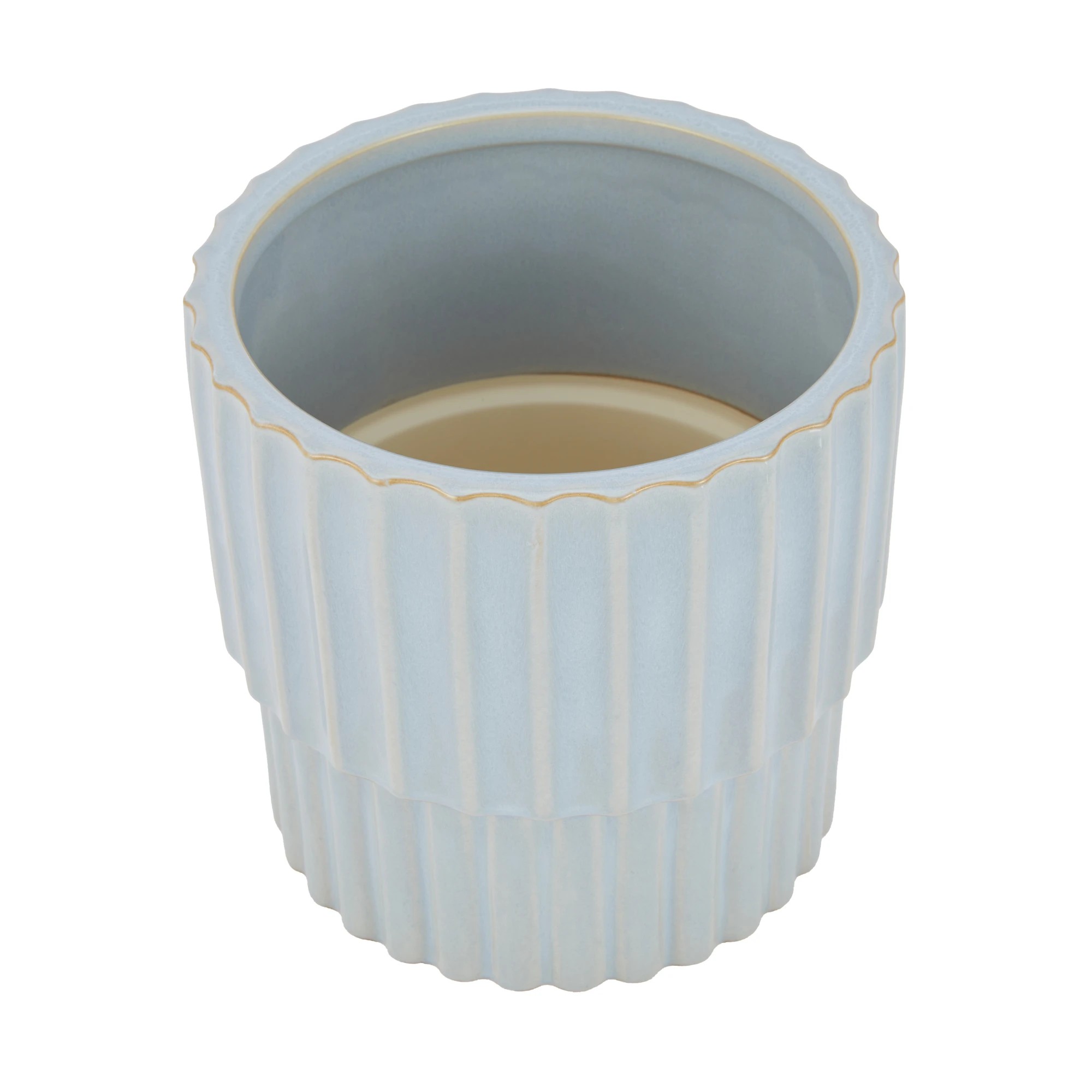 2 Blue Glazed Pot, 2 of 4