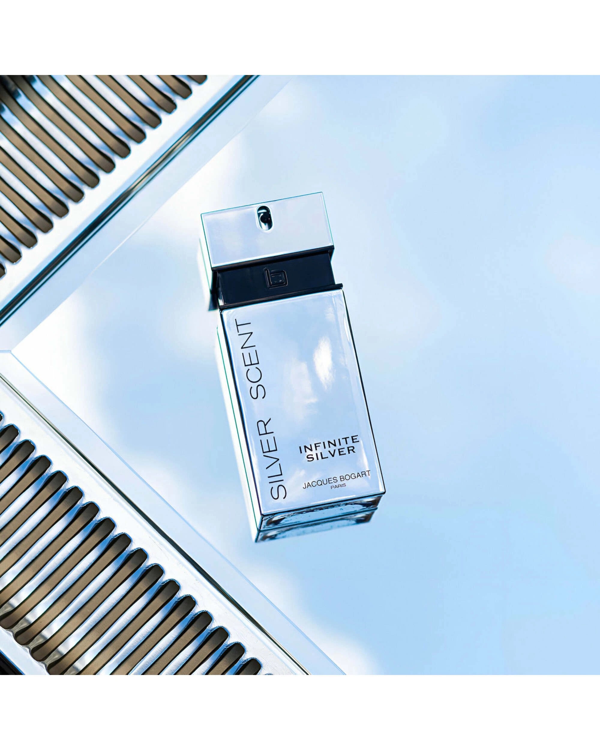 1 Jacques Bogart Silver Scent Infinite Silver 100ml Eau de Toilette, 1 of 2