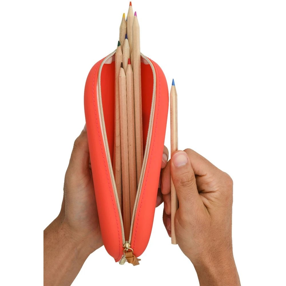 2 Bloomin Tray Pencil Case Large Red, 2 of 4