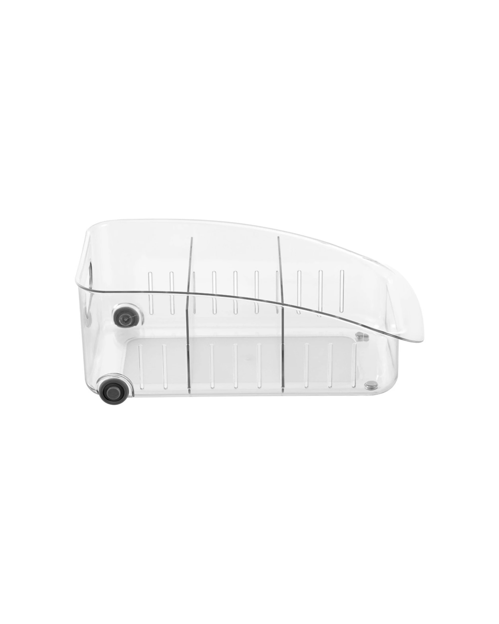 5 Boxsweden Crystal Roller Tray With Dividers Home Organisation 38x21x14cm - Clear, 5 of 6
