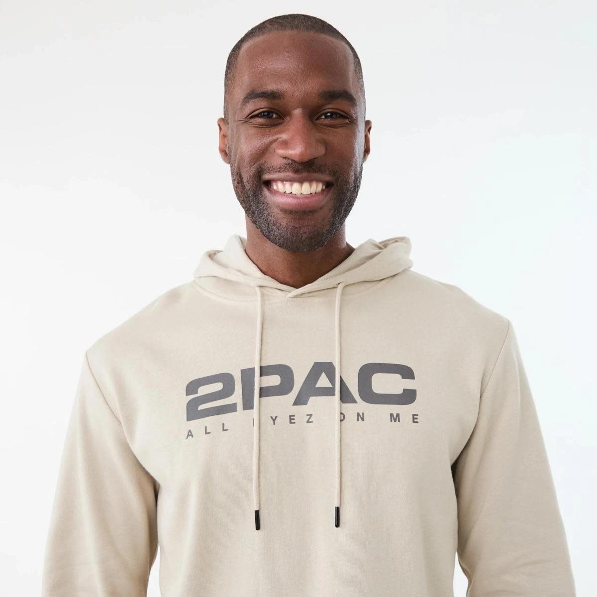 5 Tupac License Hoodie NEUTRAL, 5 of 6