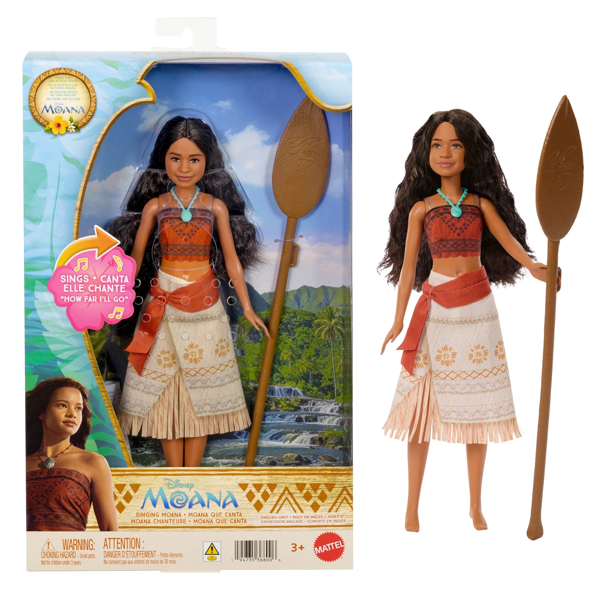 1 Disney Moana Singing Fashion Doll, 1 of 8