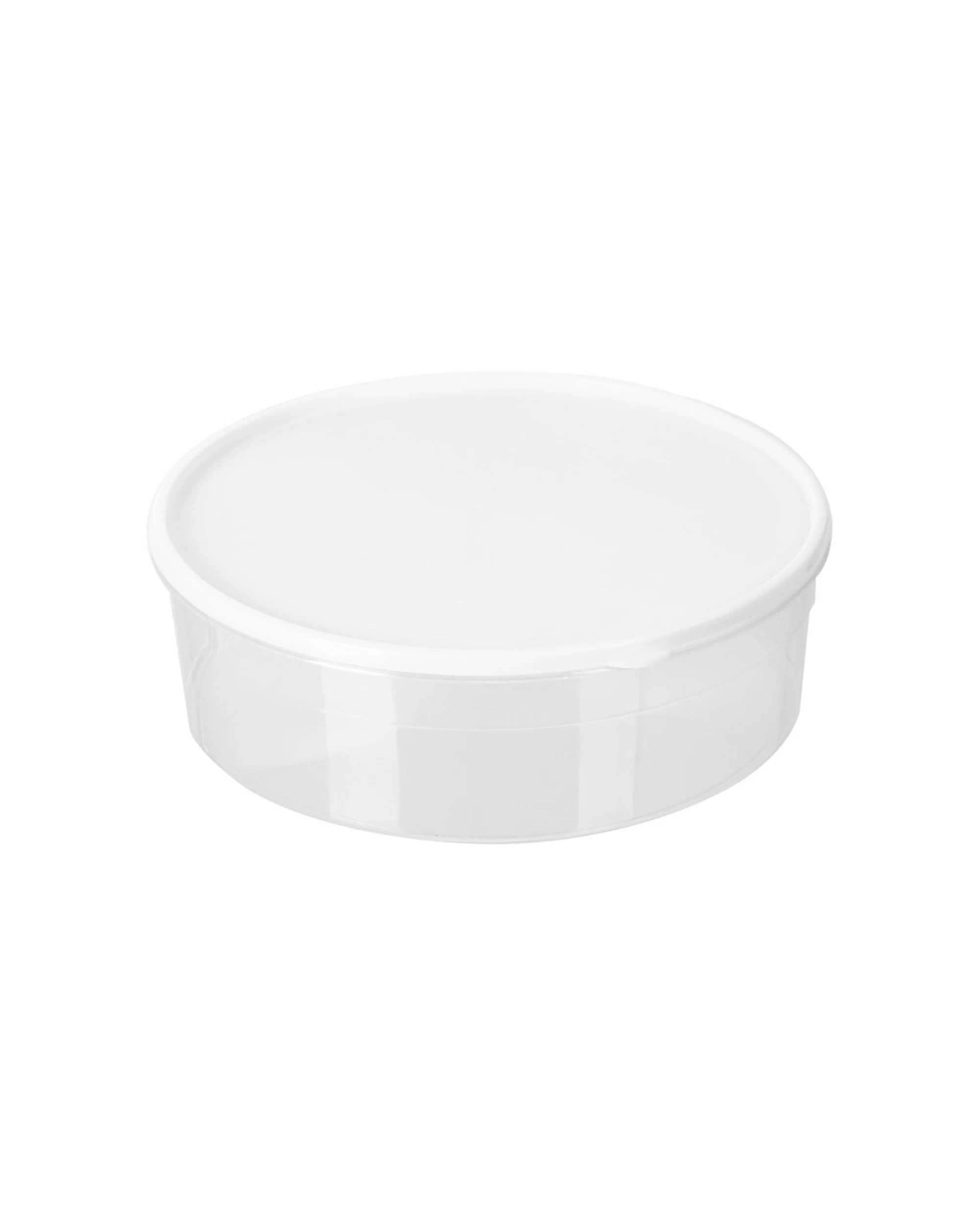 3 Lemon & Lime 3pk Keep Fresh Stackable Food Storer 4L Round BPA Free - Clear, 3 of 4