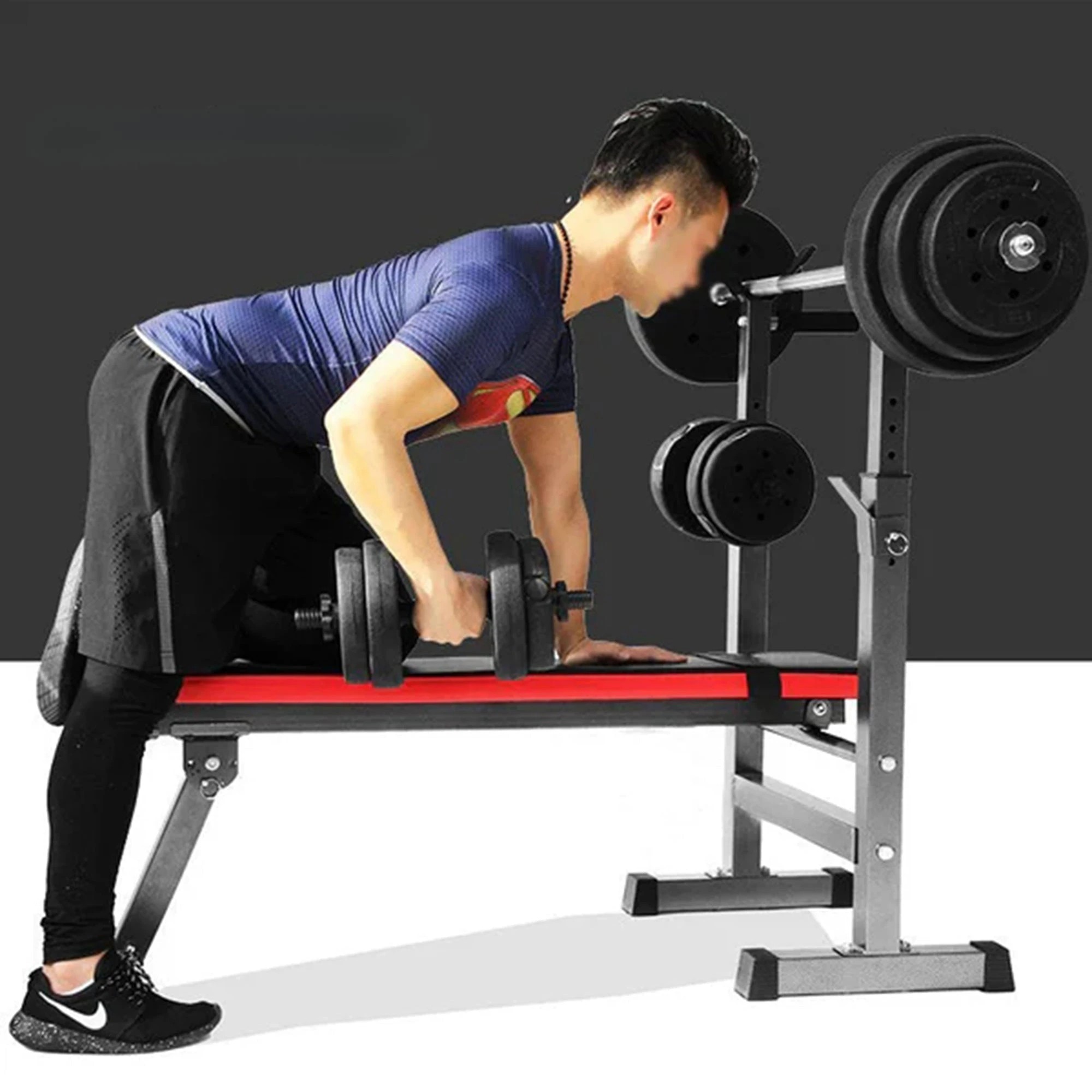 7 Fitness Master Multistation Foldable Bench Press Incline Home Gym, 7 of 10