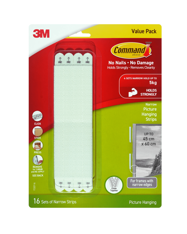 16 Pack 3M Command Picture Hanging St