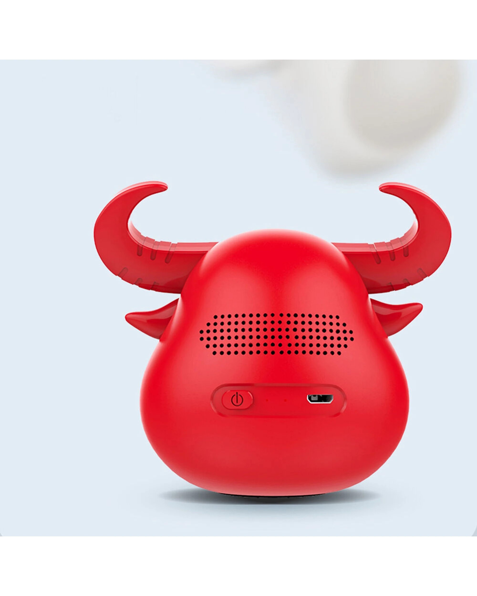 3 Fitsmart Bluetooth Wireless Animal Face Speaker Compact Portable 3W Audio - Red, 3 of 4