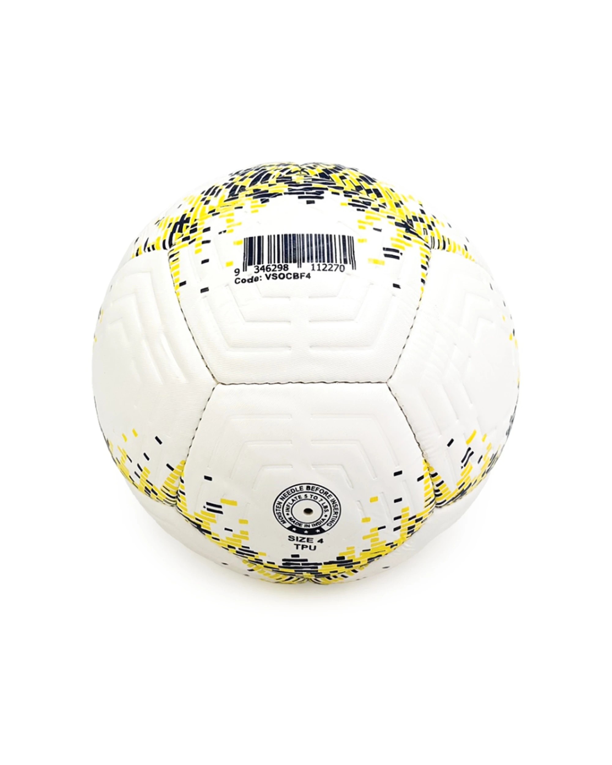 3 Victor Sports Flame Soccer Ball Textured PVC Training Size 4 - Multi, 3 of 3