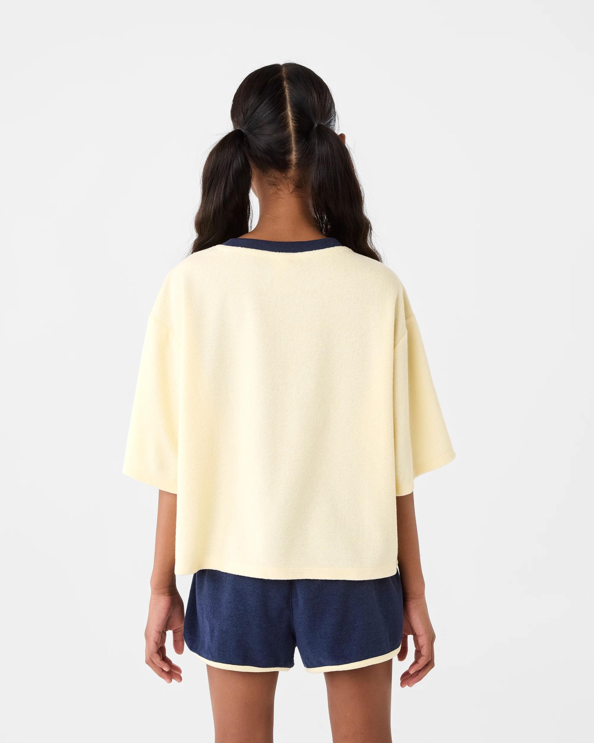 2 Short Sleeve Terry Set Dress Navy, 2 of 8