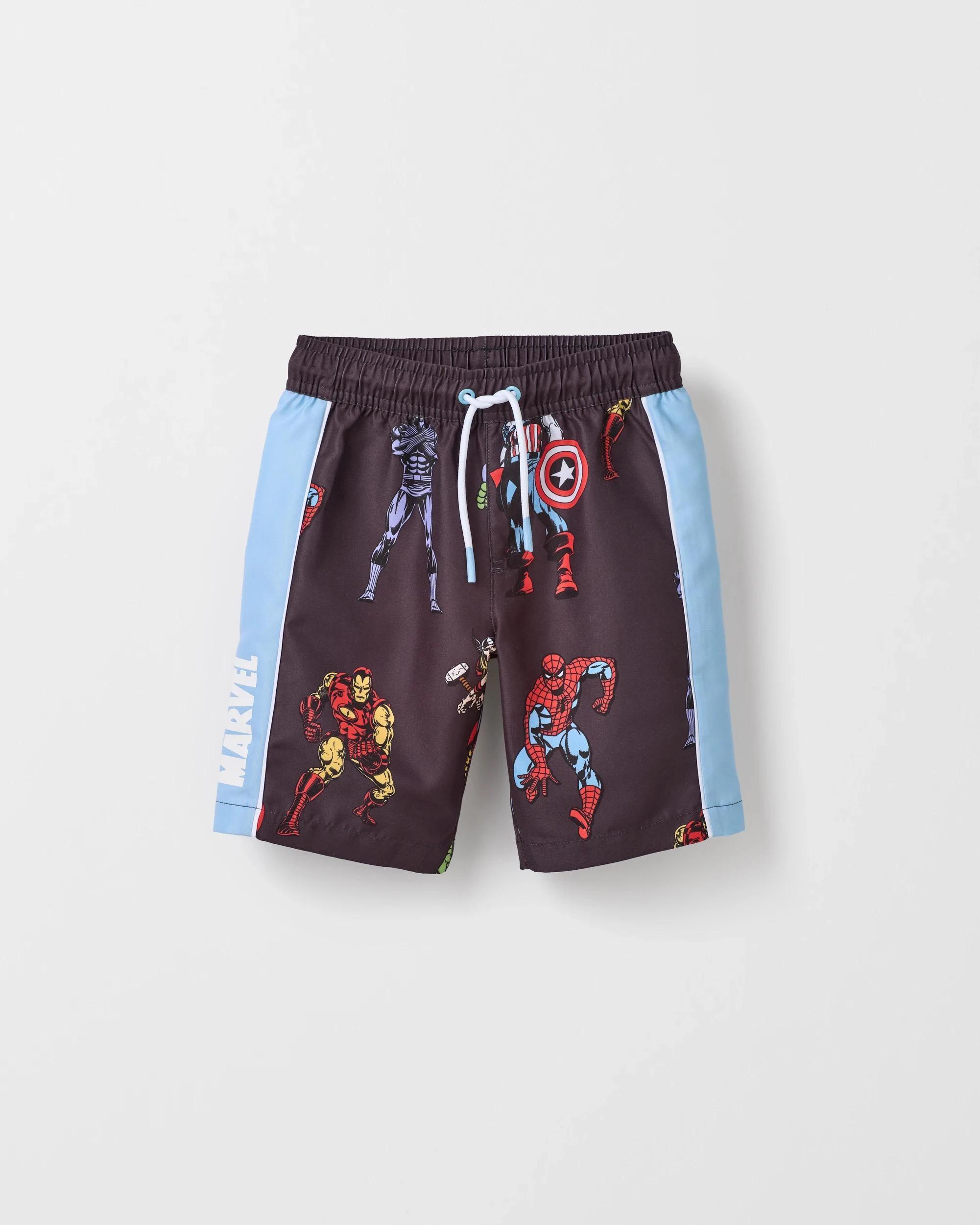 1 Marvel Swim Boardshorts CHARCOAL, 1 of 2