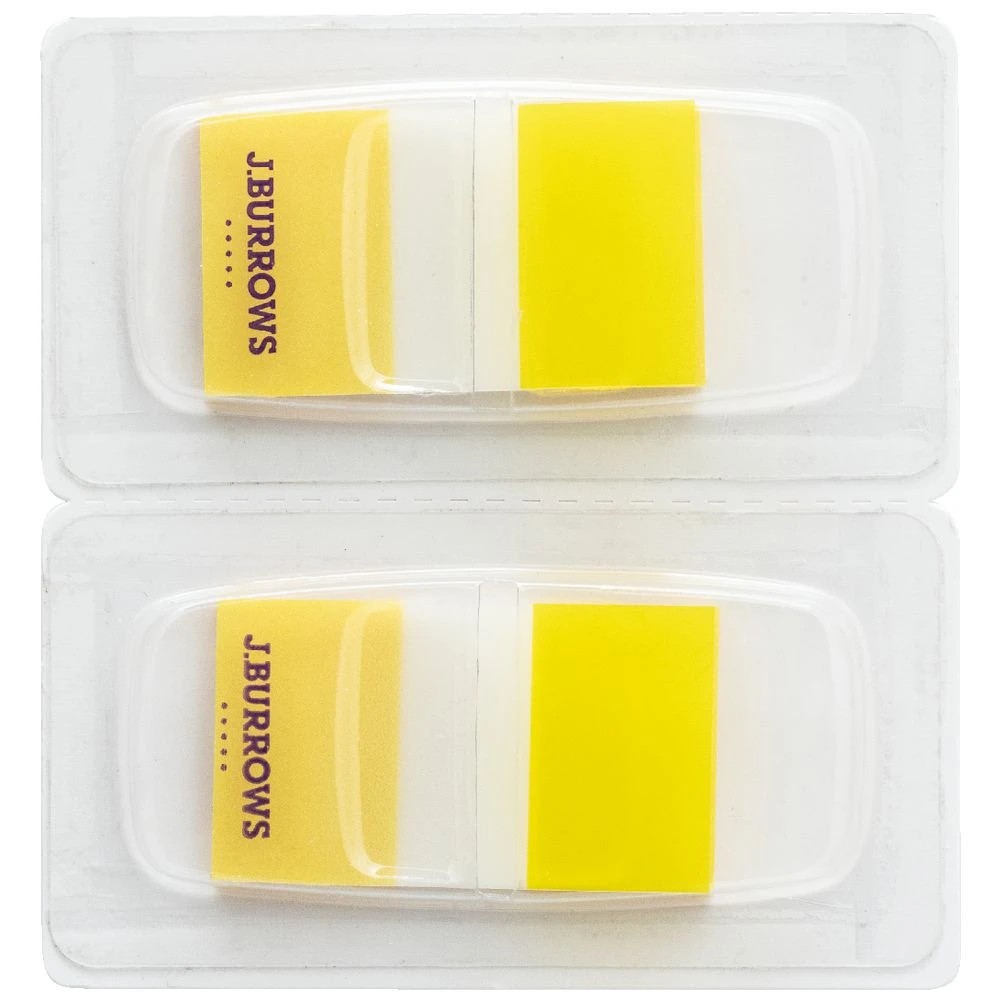 4 J.Burrows Flags 25x44mm Yellow 2 Pack, 4 of 4