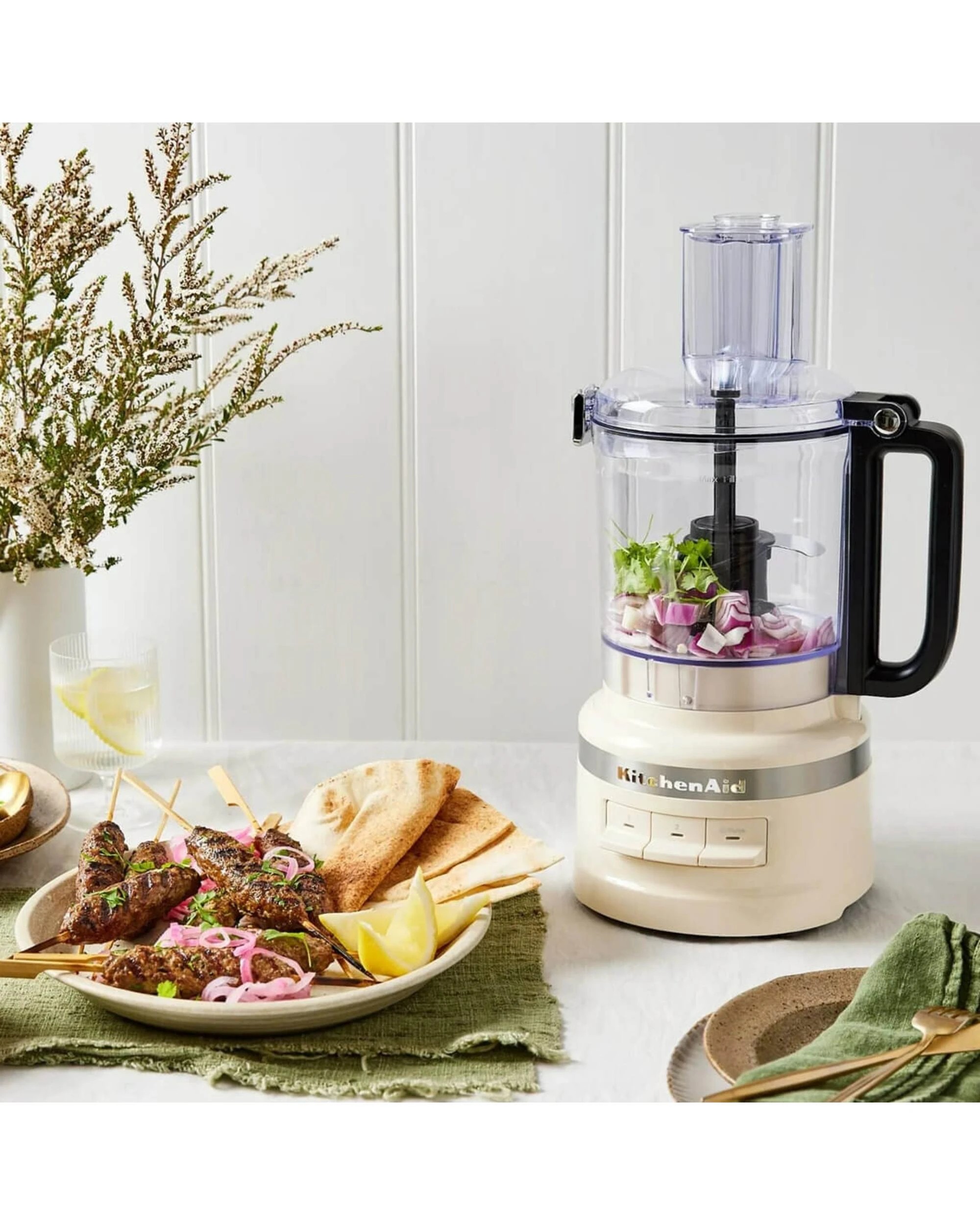 5 KitchenAid 9 Cup Food Processor Cream, 5 of 5