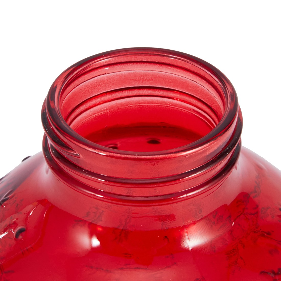 6 Red Bauble Drink Jar and Straw, 6 of 7