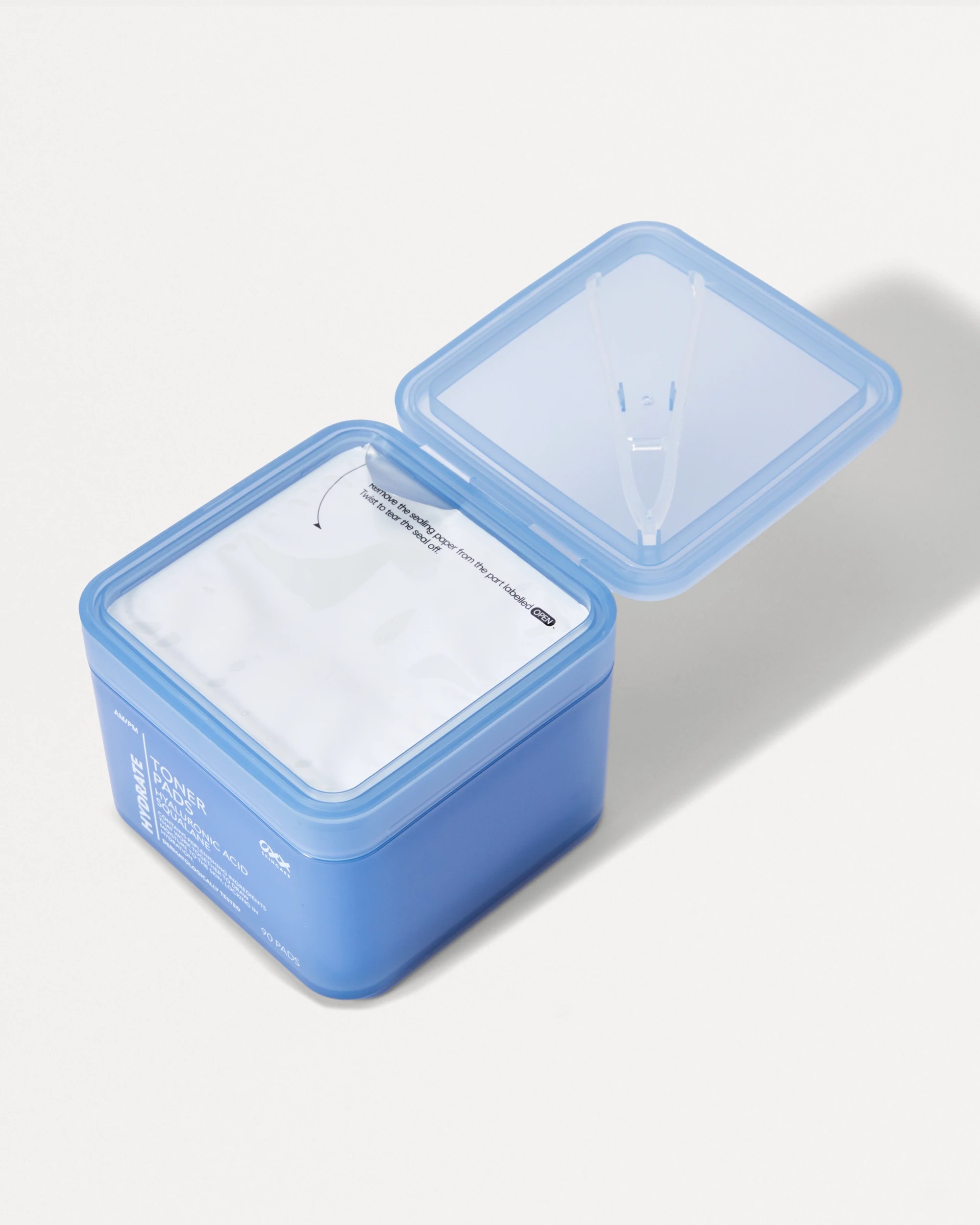 2 OXX Skincare 90 Pack AM/PM Hydrate Toner Pads - Hyaluronic Acid and Squalane, 2 of 5