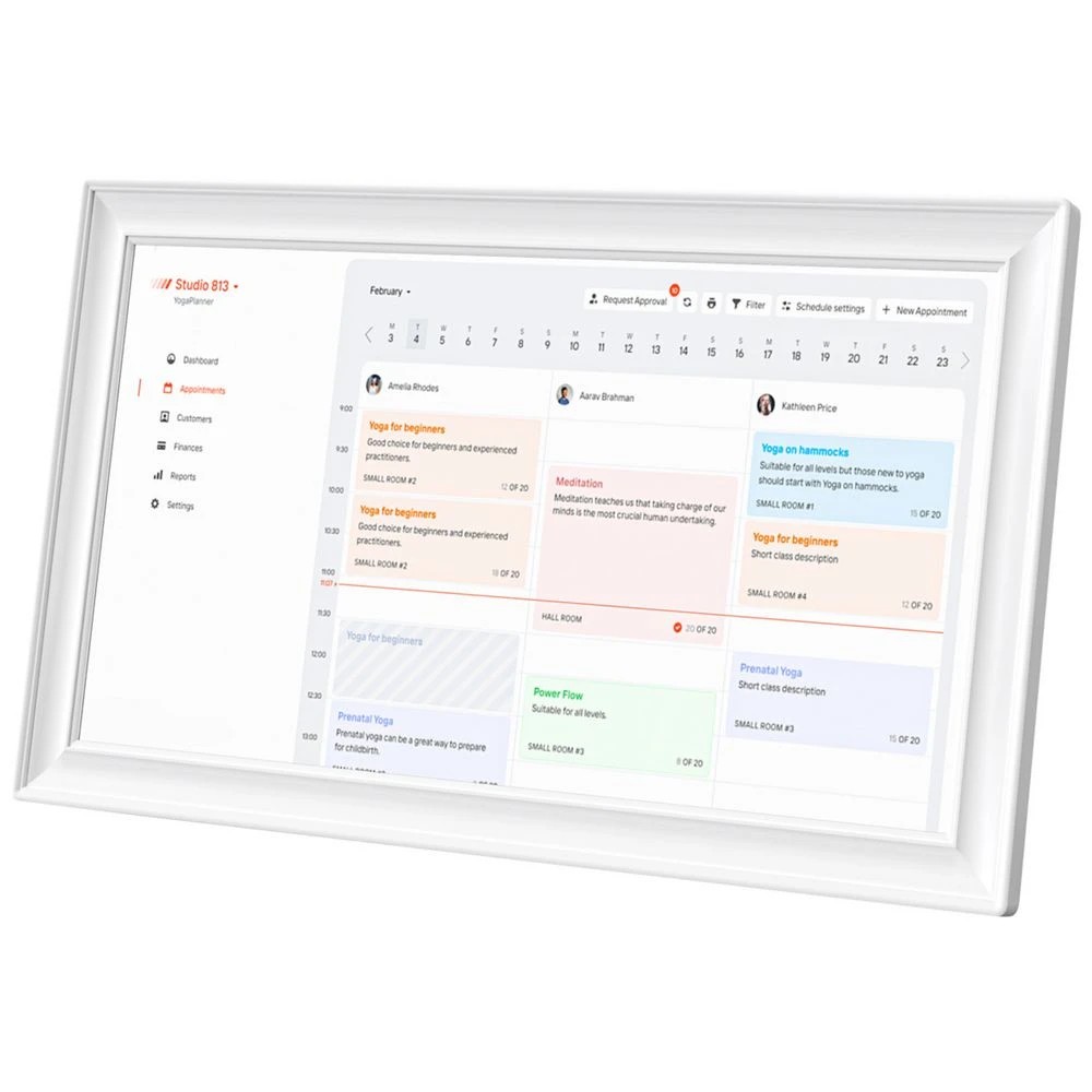 1 Blaupunkt Smart Family Digital Calendar White, 1 of 4