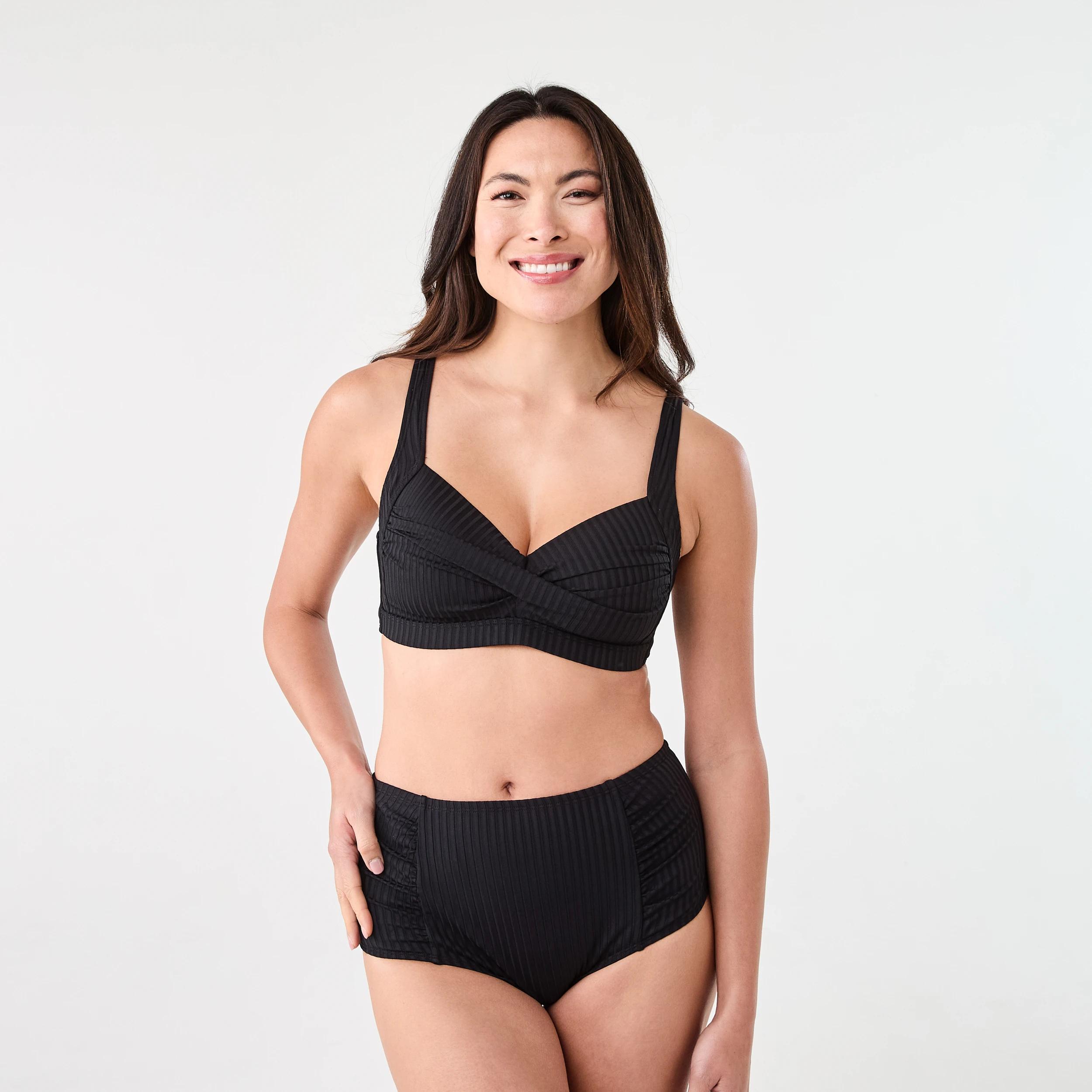 6 Twist Front Bikini Top BLACK, 6 of 6