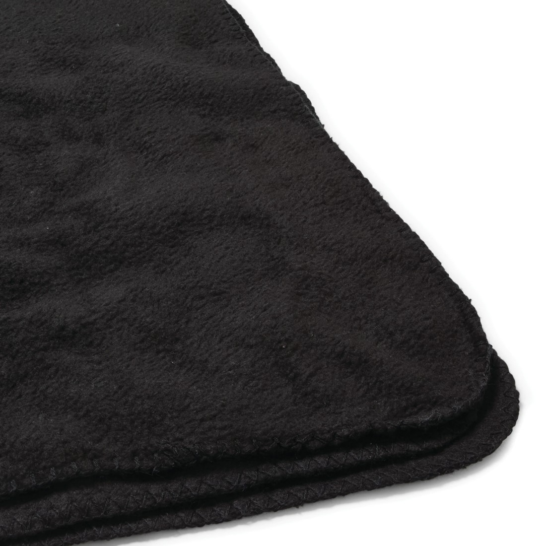 5 Polar Fleece Throw - Black, 5 of 6