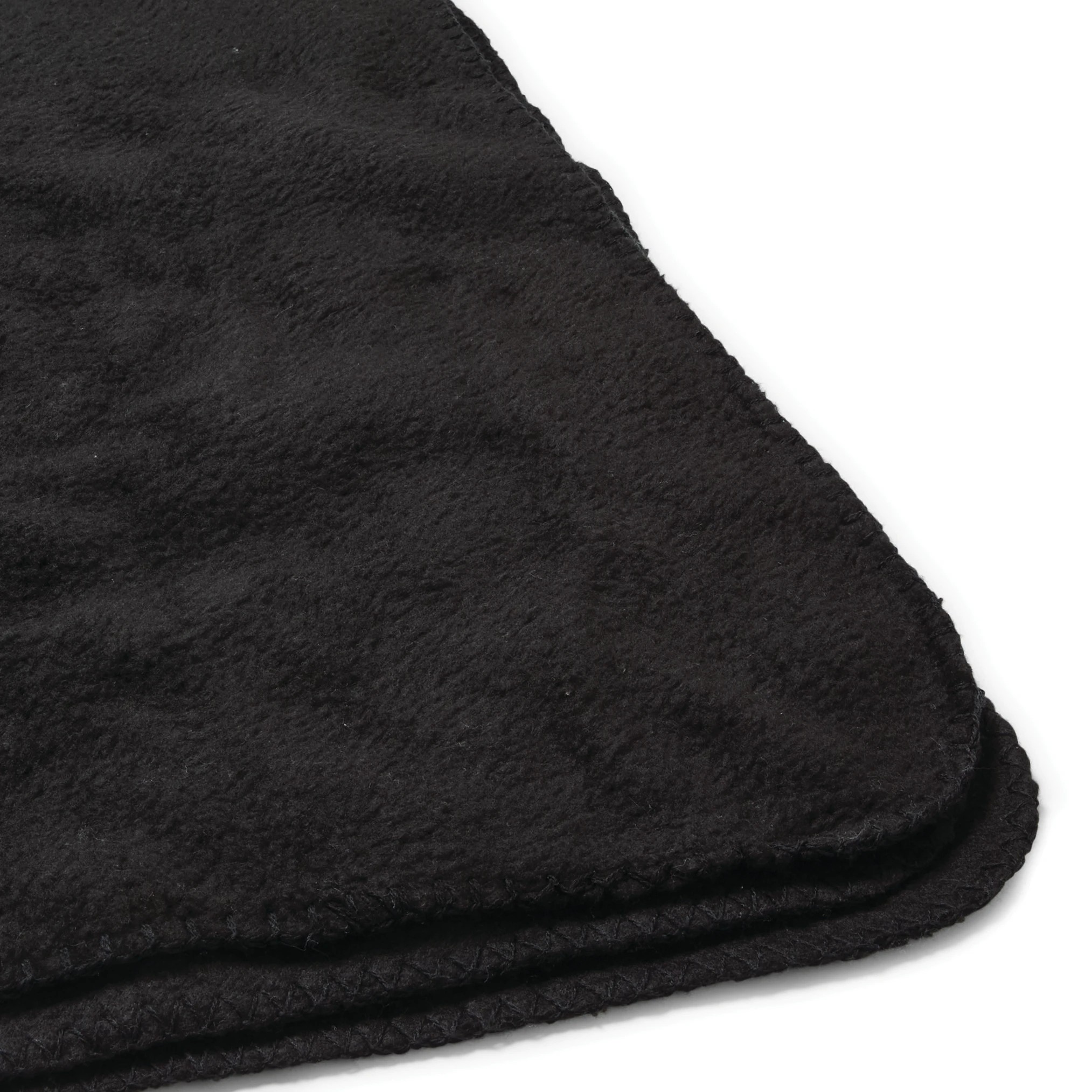5 Polar Fleece Throw - Black, 5 of 6