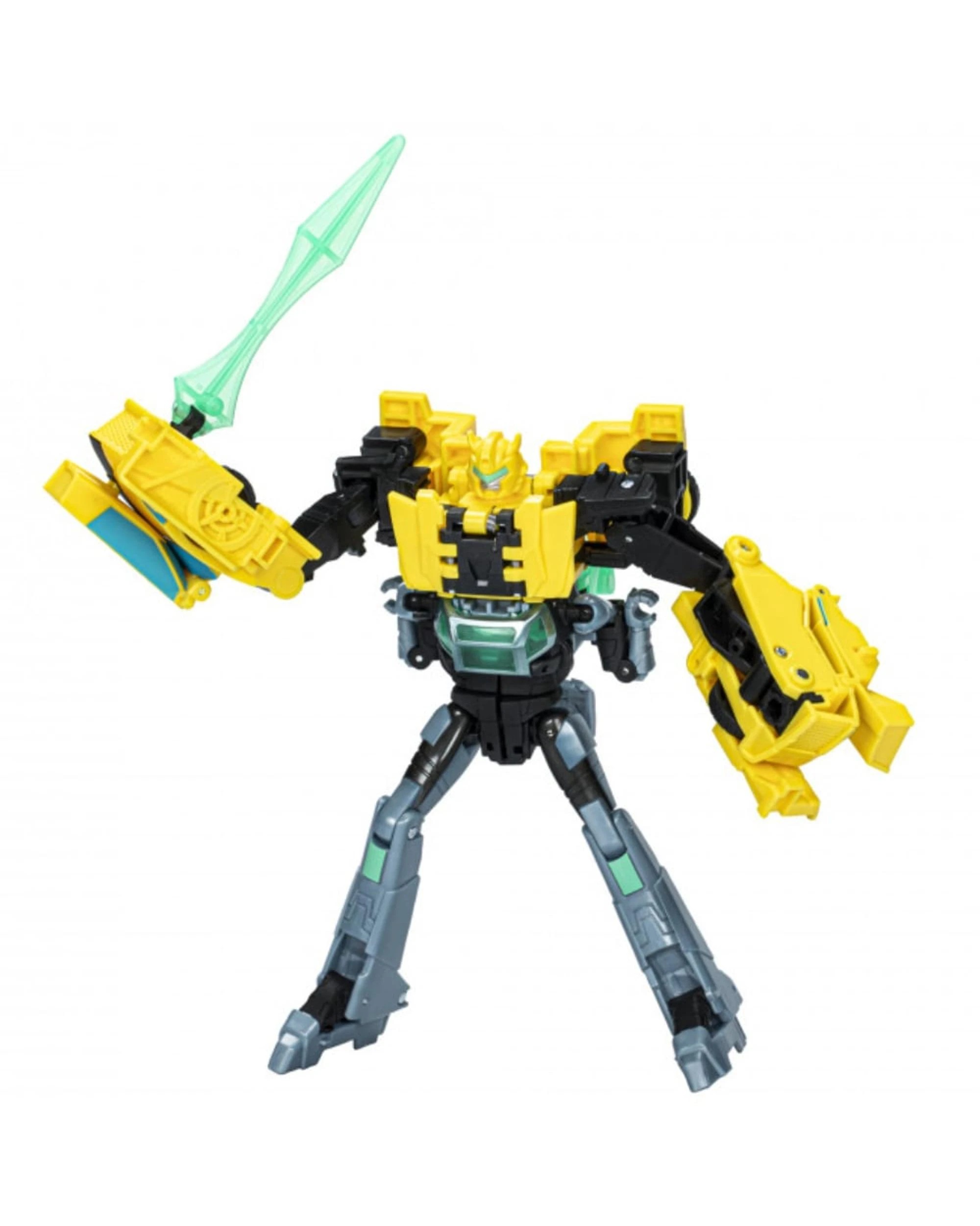 5 Transformers EarthSpark Cyber-Combiner Bumblebee and Mo Malto Action Figures, 5 of 5