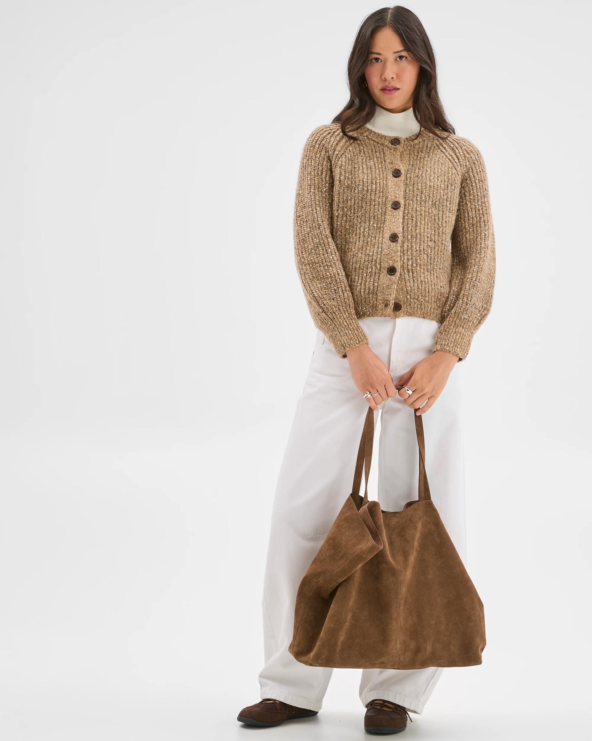 2 Target Active Twist Yarn Crew Neck Cardigan NATURAL TWIST, 2 of 7