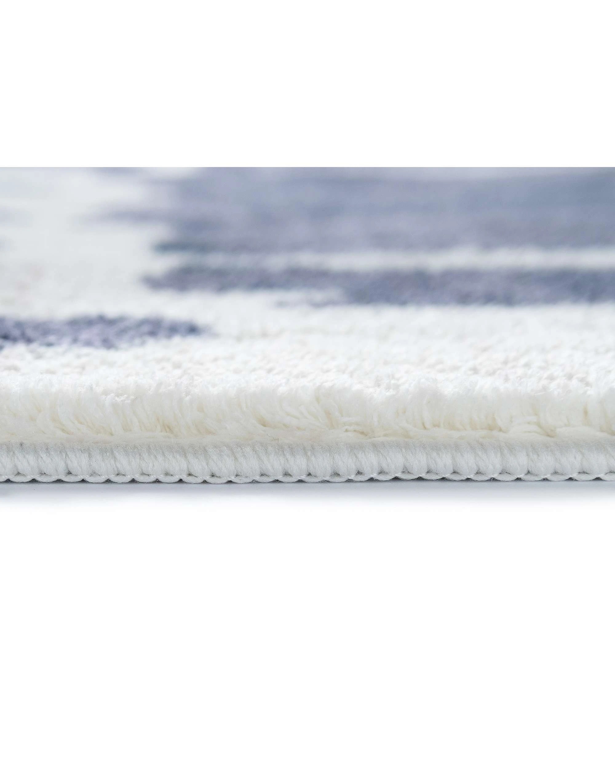 5 Loopsie Riya Striped Washable Rug-180cm x 120cm - Grey, 5 of 6