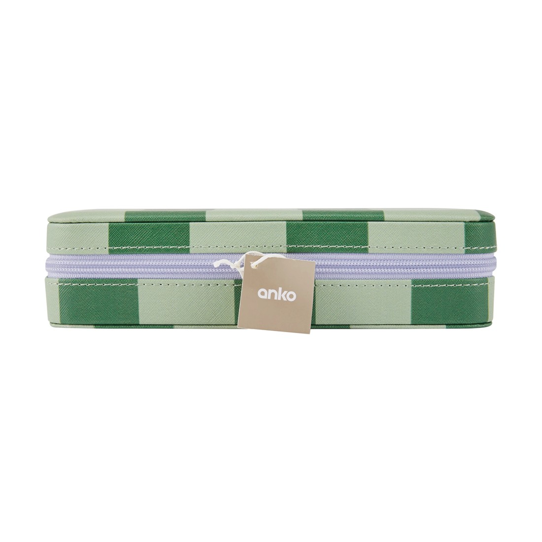 6 Green Stripe Jewellery Case, 6 of 6